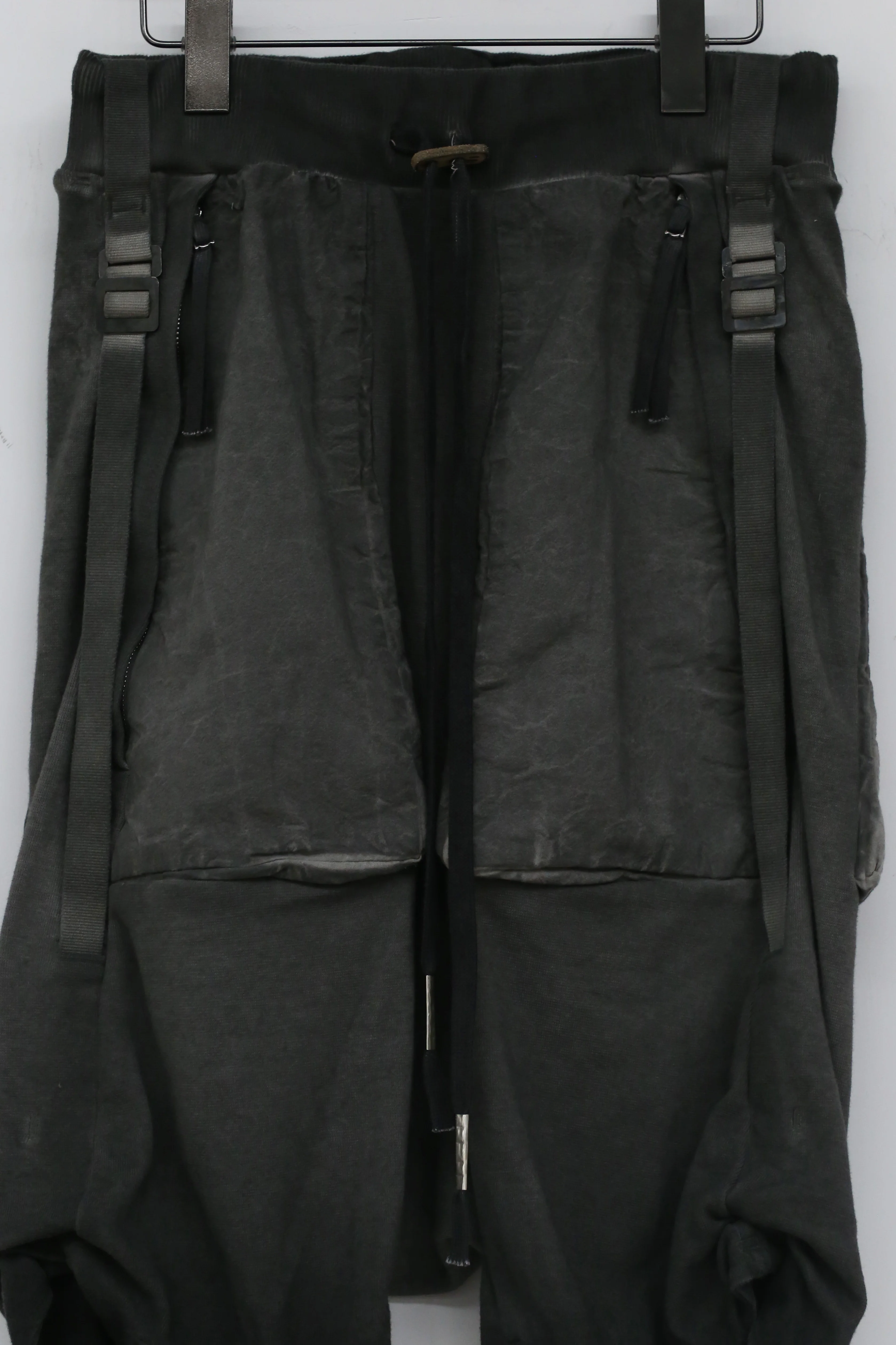 BORIS BIDJAN SABERI Grey Dyed Shorts P8.1 F0409C - Image 2