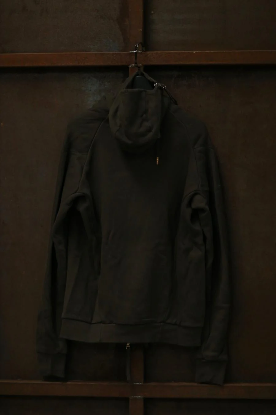 BORIS BIDJAN SABERI Hooded Jacket AW22 ZIPPER2 FTT00008 Gray Coffee 2 - Image 9