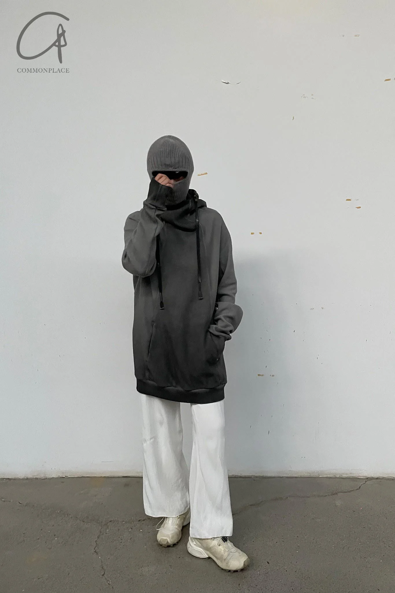 BORIS BIDJAN SABERI Hoodie Dark Grey HOODY2 F099 - Image 16