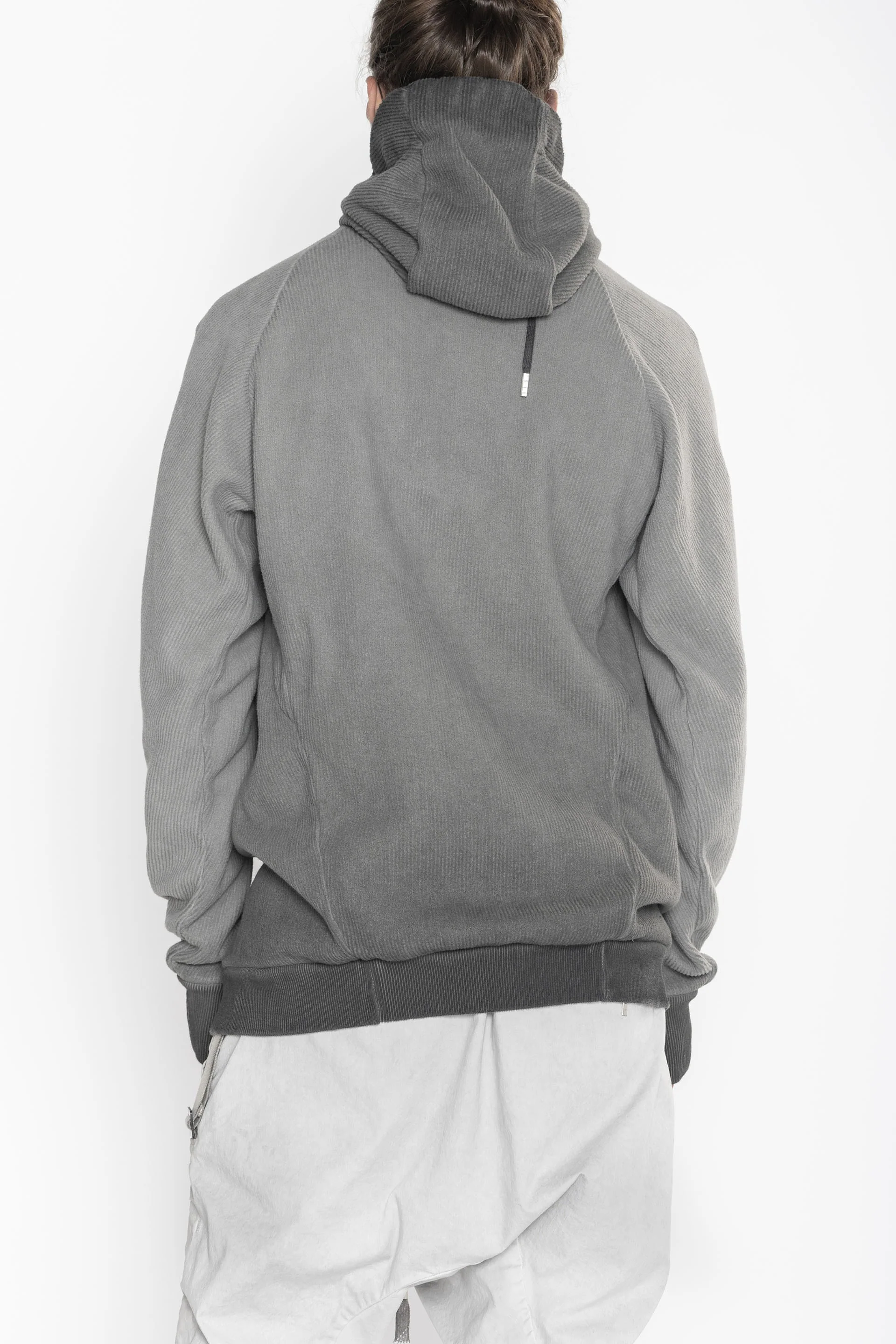 BORIS BIDJAN SABERI Hoodie Dark Grey HOODY2 F099 - Image 9