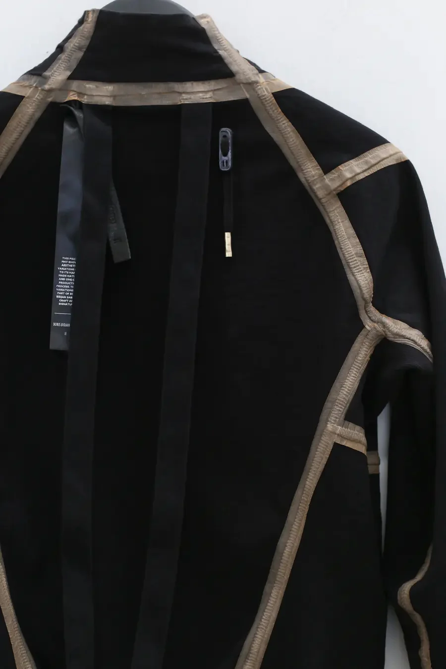 Boris Bidjan Saberi Double-sided multi-wear jacket Handmade ZIPPER1.1-HEI Black HYBRID ZIPPER1.1 ST FKU10001+FTO00002 - Image 17