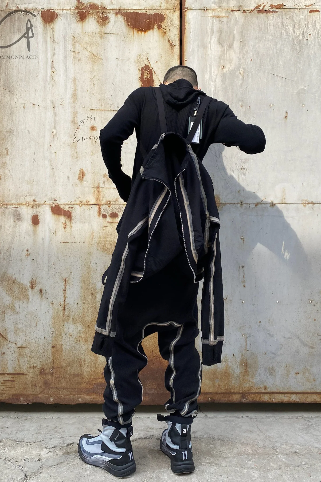 Boris Bidjan Saberi Double-sided multi-wear jacket Handmade ZIPPER1.1-HEI Black HYBRID ZIPPER1.1 ST FKU10001+FTO00002 - Image 31