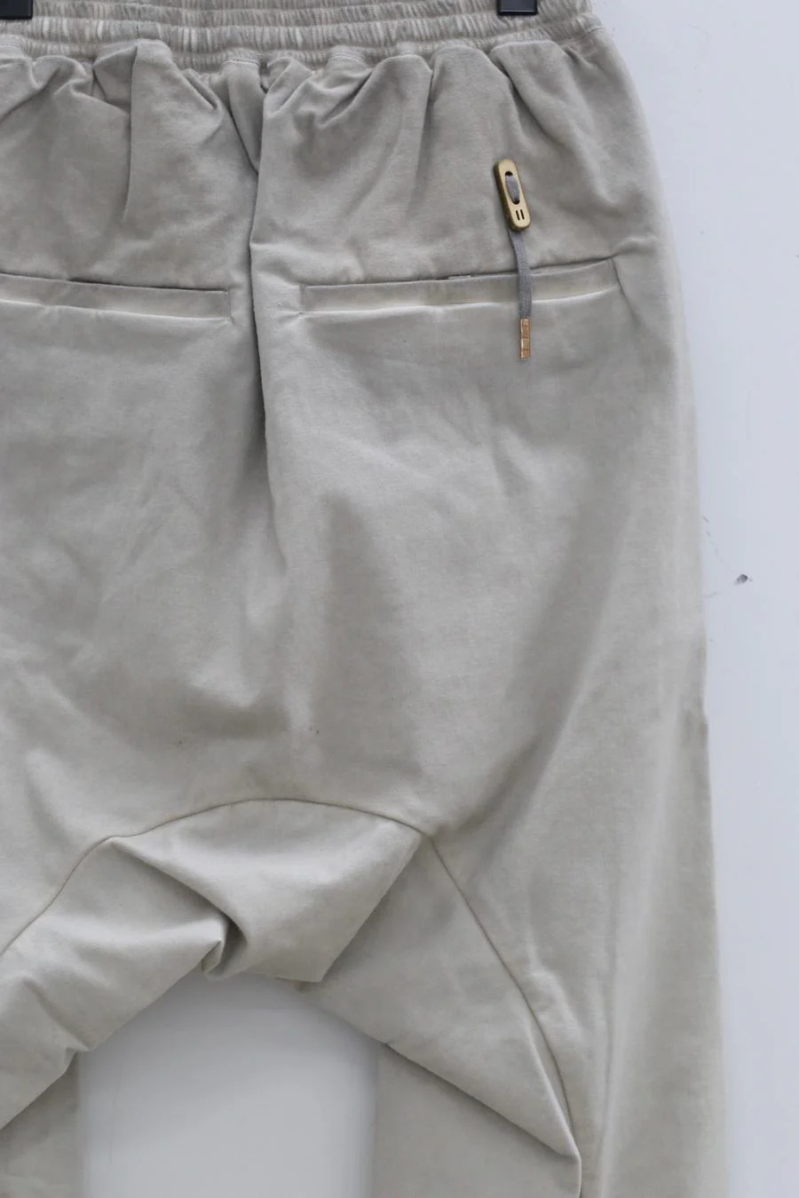 BORIS BIDJAN SABERI Lasture Dye Pants AW22 P28.4 FIF10011 Light Gray - Image 7