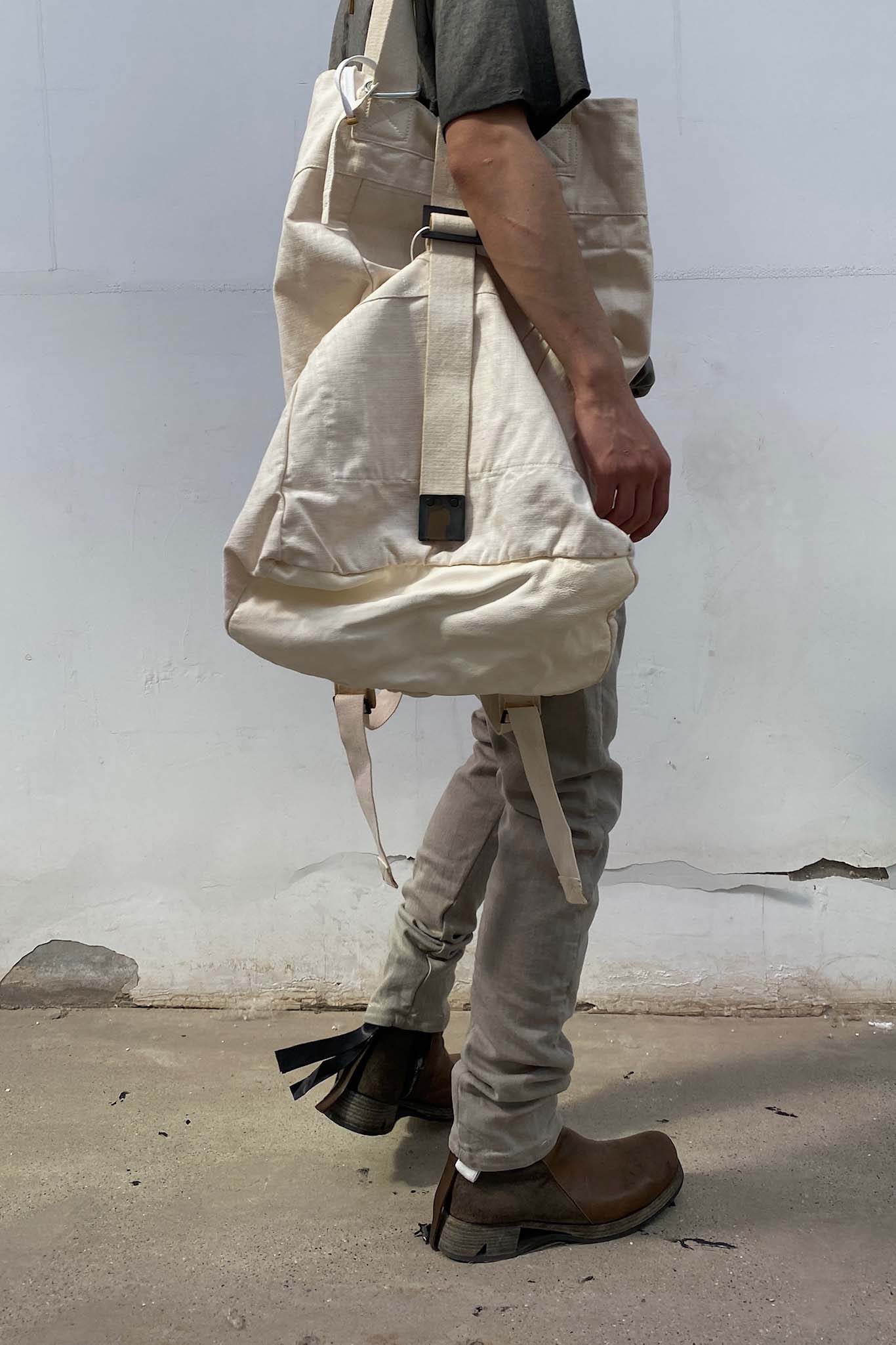 BORIS BIDJAN SABERI Light Grey Backpack TOTE BAG1 F1944+FMM20001 - Image 14