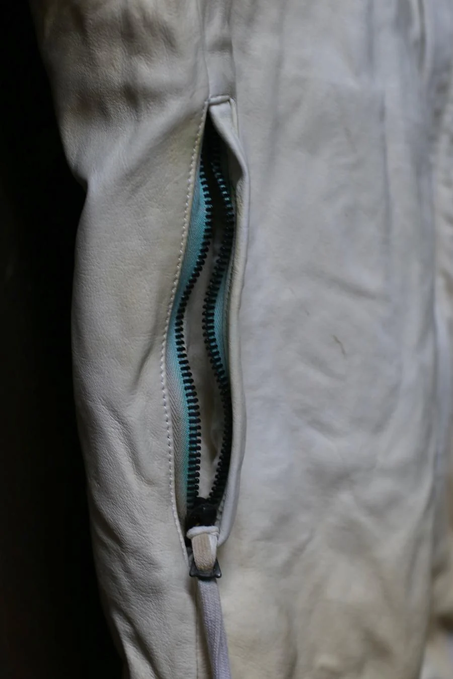 BORIS BIDJAN SABERI light grey jacket ZIPPER 22 FMM20006 - Image 10