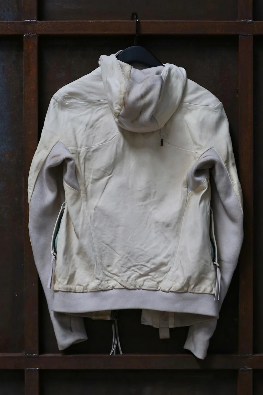 BORIS BIDJAN SABERI light grey jacket ZIPPER 22 FMM20006 - Image 6