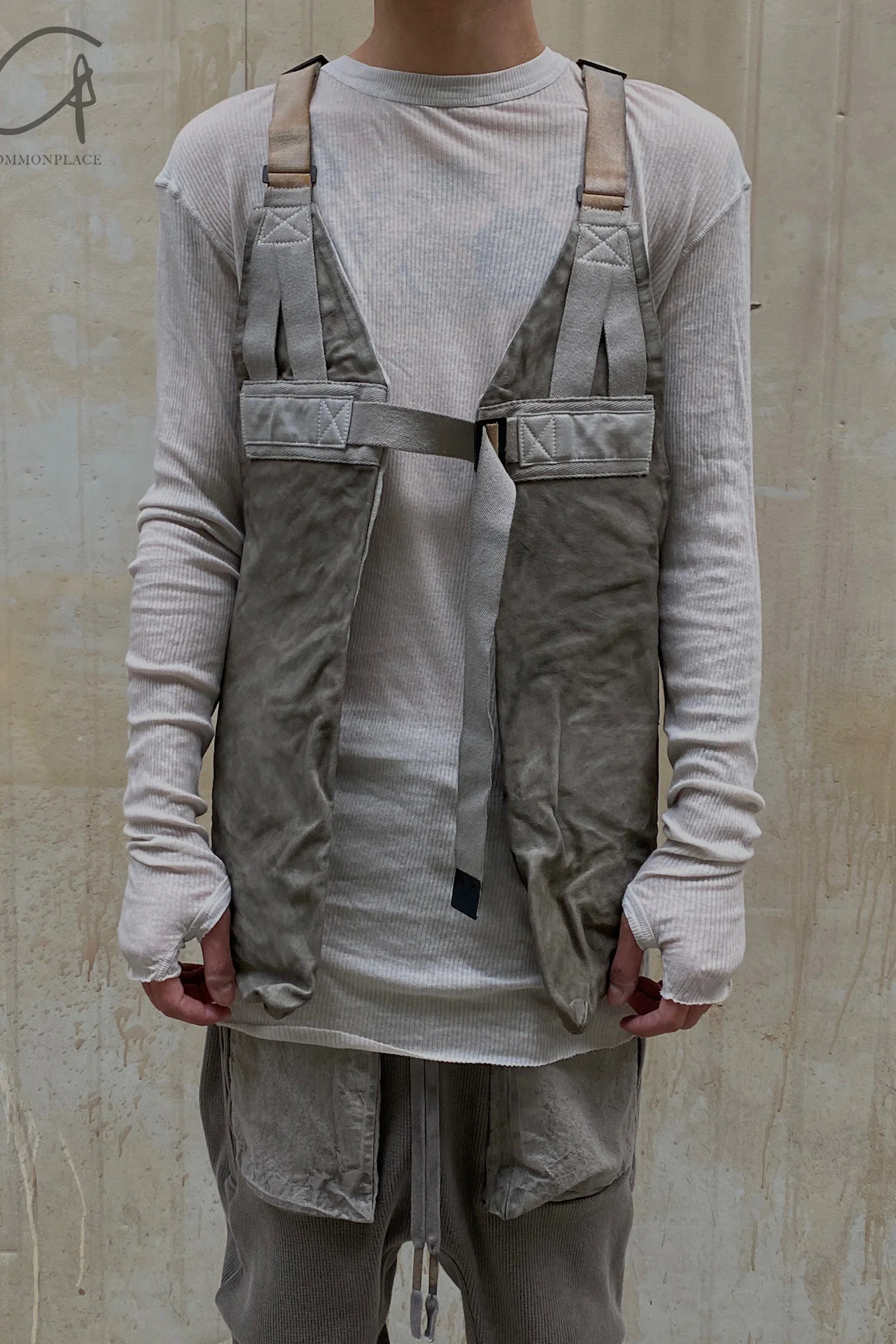 BORIS BIDJAN SABERI long-sleeved T-shirt AW22 LS1 TF FFA00001 light gray PBBS23 6 - Image 8