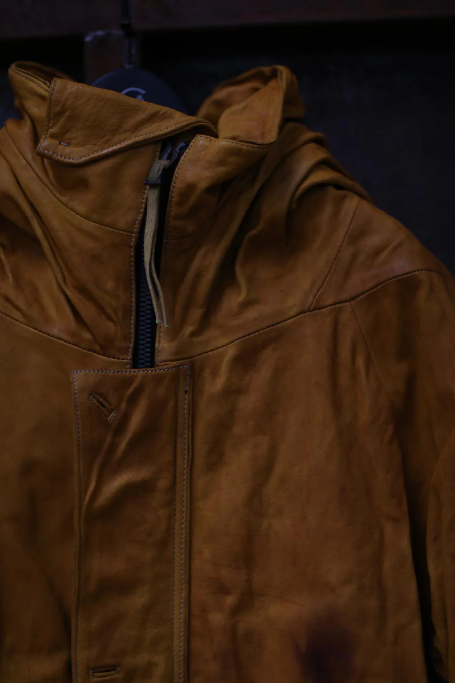 BORIS BIDJAN SABERI Mabi coat AW22 J10 FMM20020 Dirty Yellow - Image 3