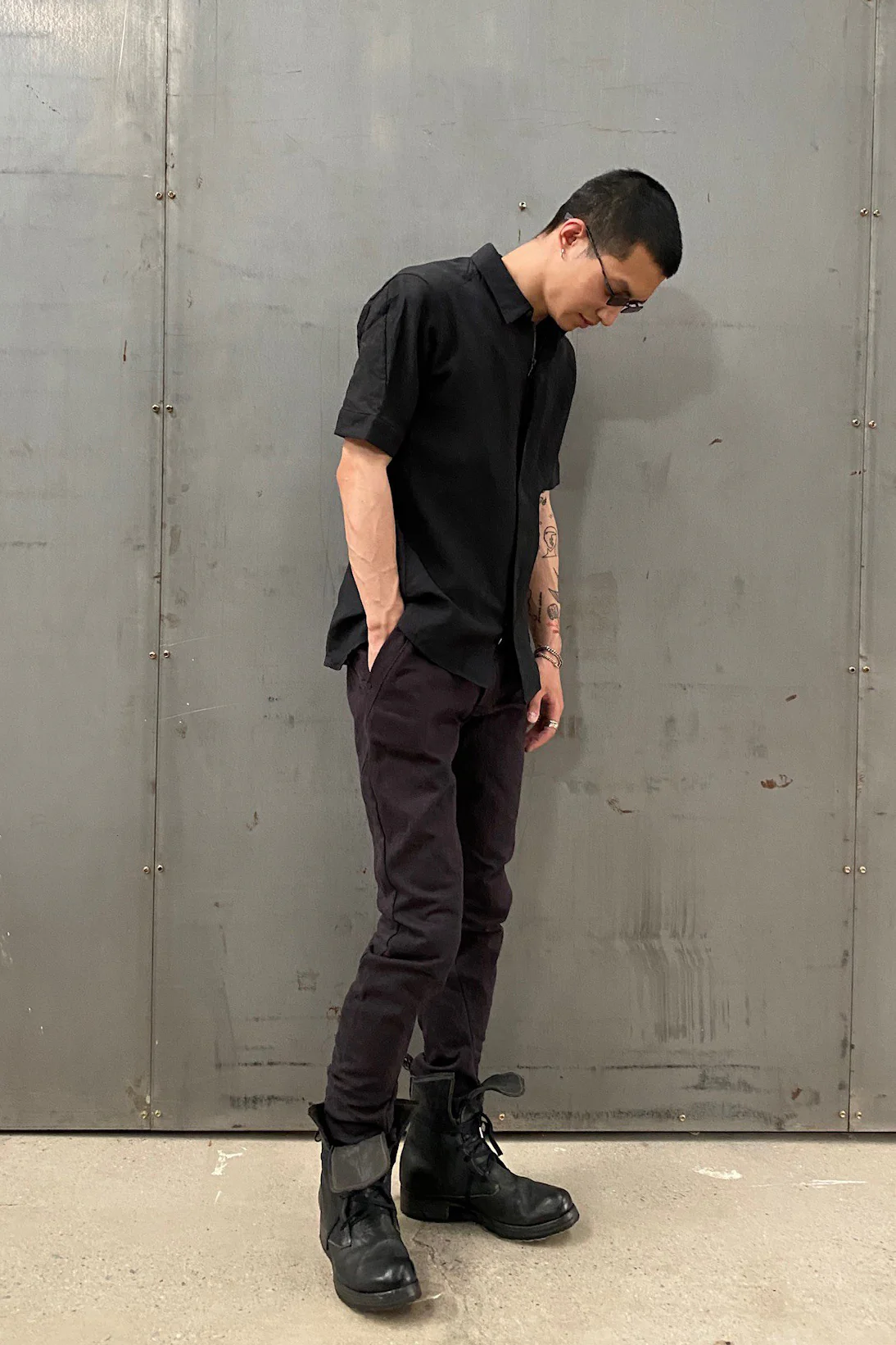 BORIS BIDJAN SABERI Mid-tube horse leather shoes BOOT2 VAR1 - Image 48