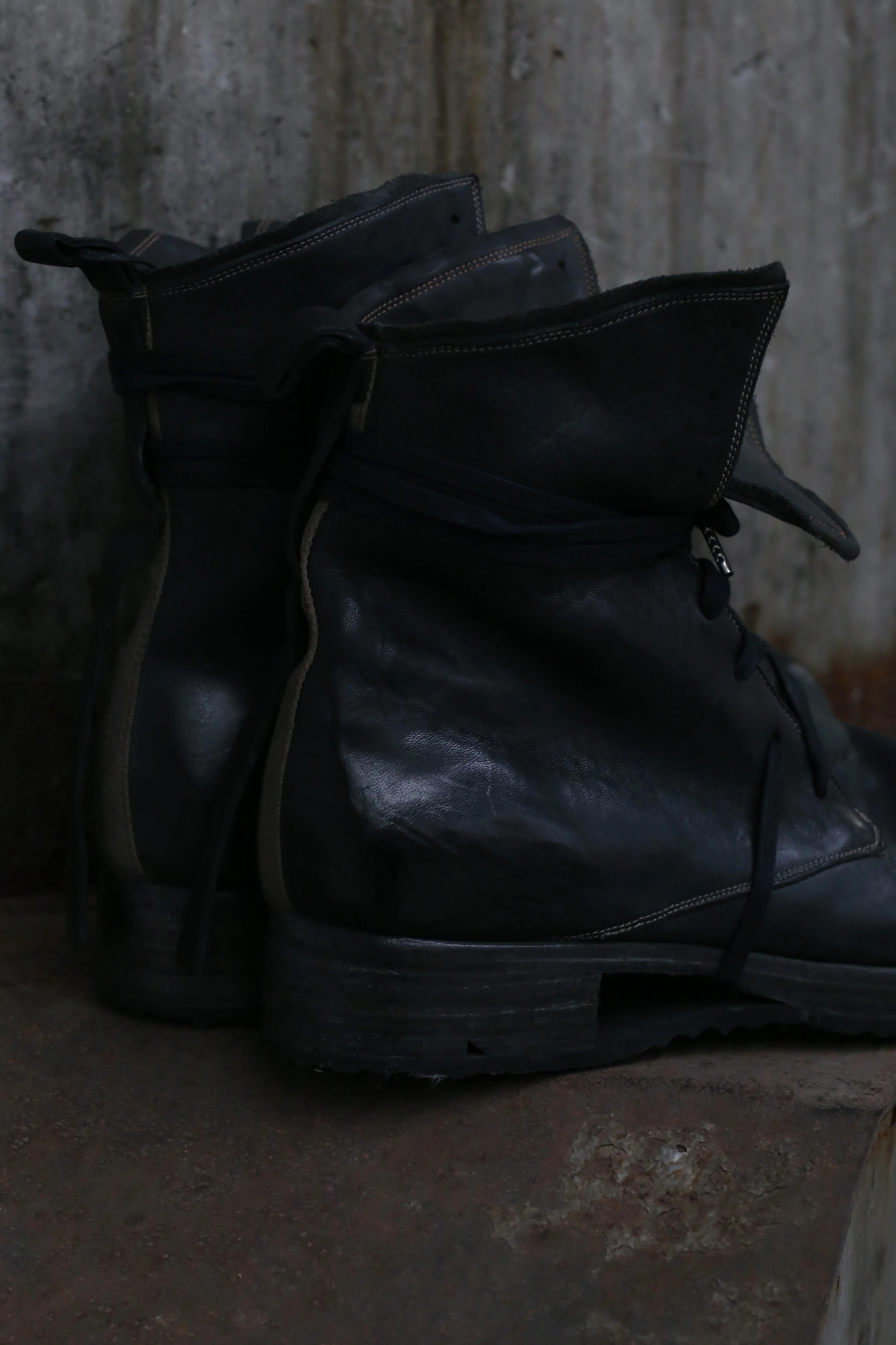 BORIS BIDJAN SABERI Mid-tube horse leather shoes BOOT2 VAR1 - Image 6