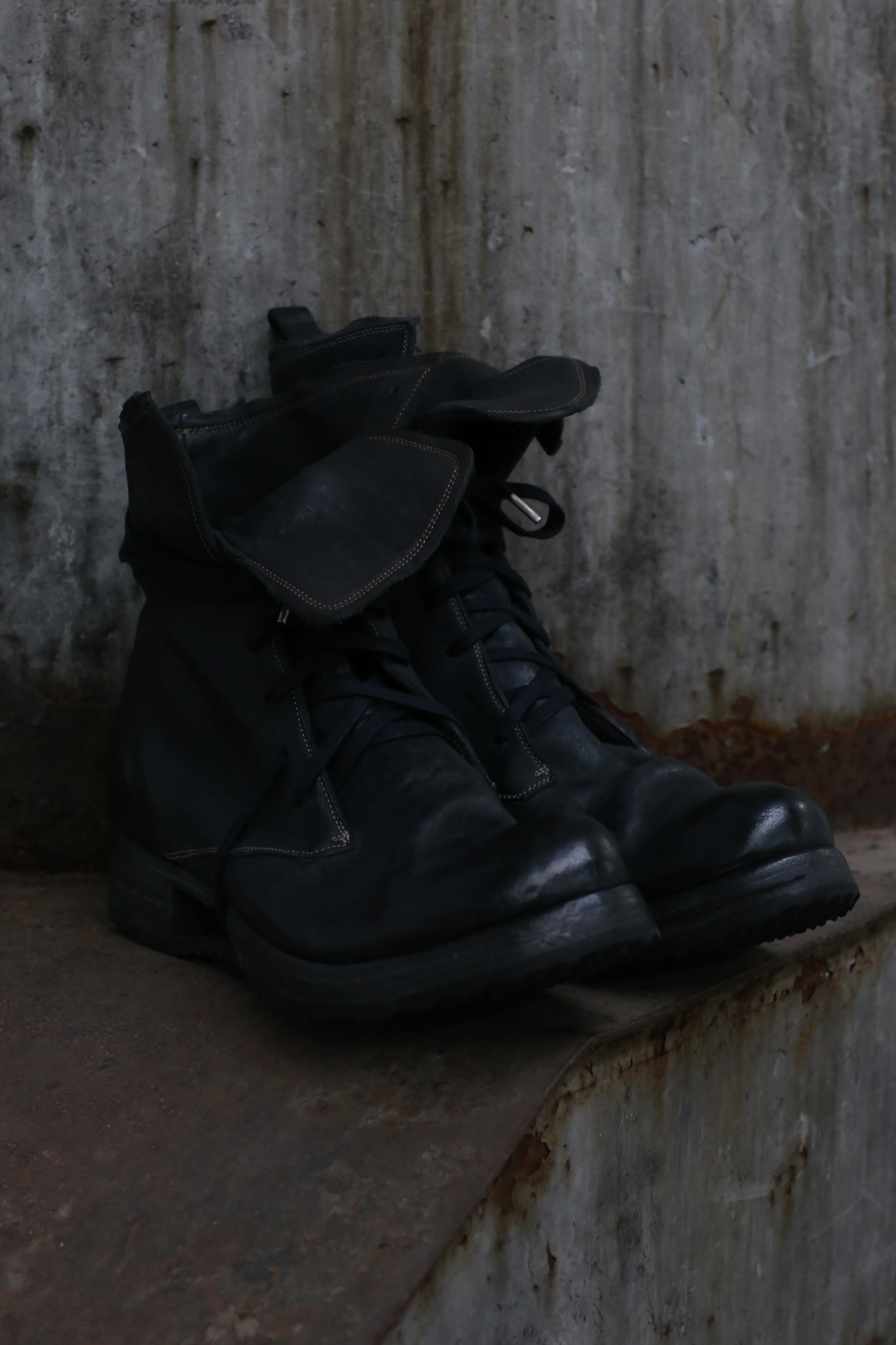BORIS BIDJAN SABERI Mid-tube horse leather shoes BOOT2 VAR1 - Image 8