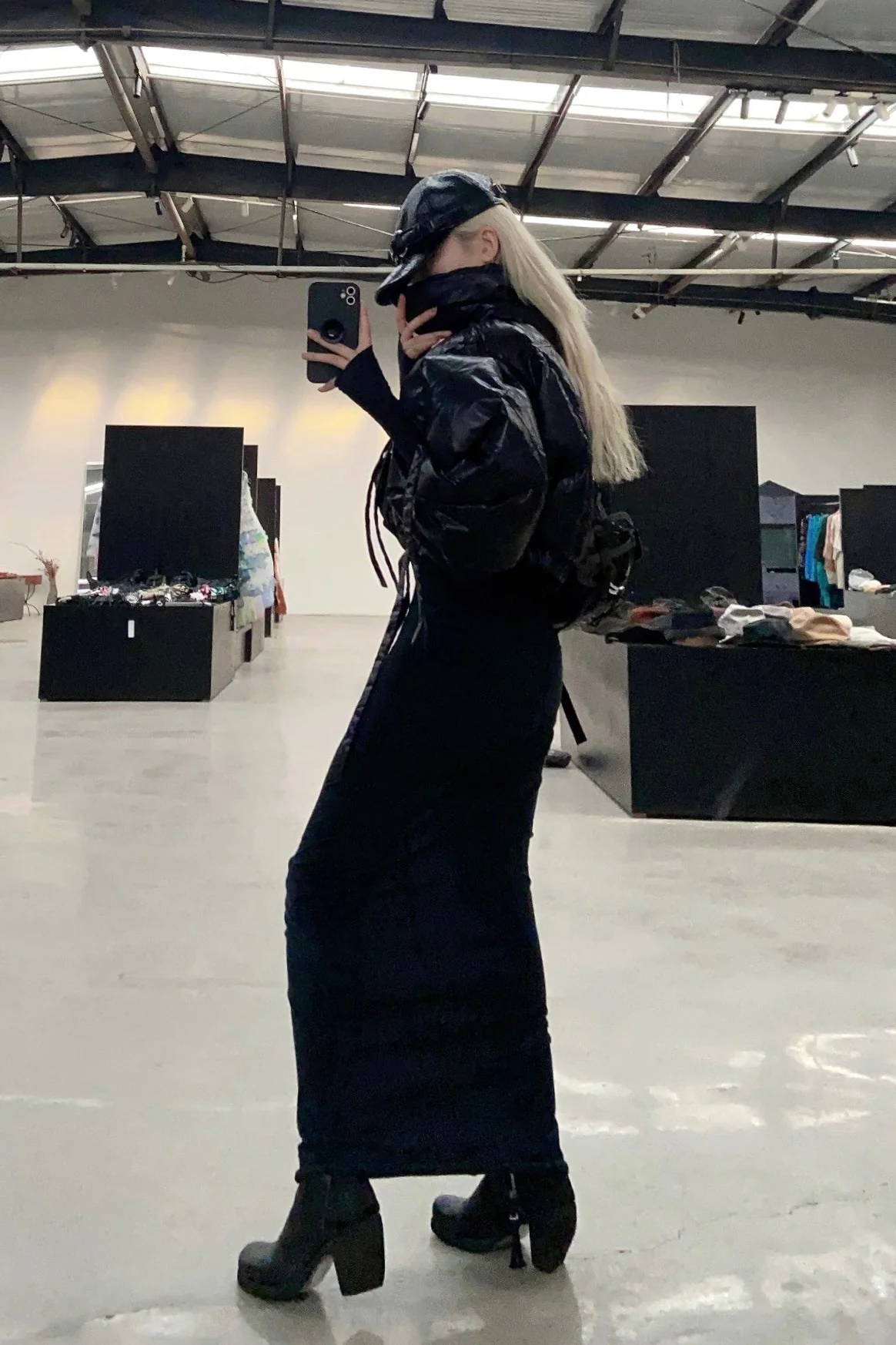 BORIS BIDJAN SABERI Oblique Cut Thick Heel Boots WBOOT1 F2519M - Image 16