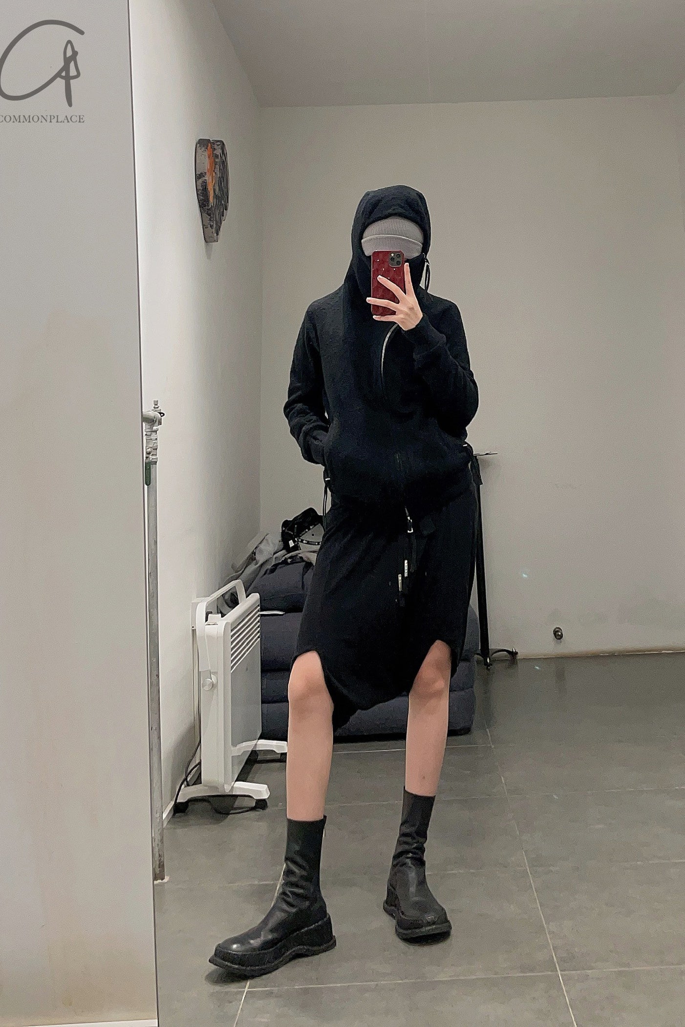BORIS BIDJAN SABERI Pills Velvet Hooded Jacket WZIPPER2 FWT00001 - Image 13