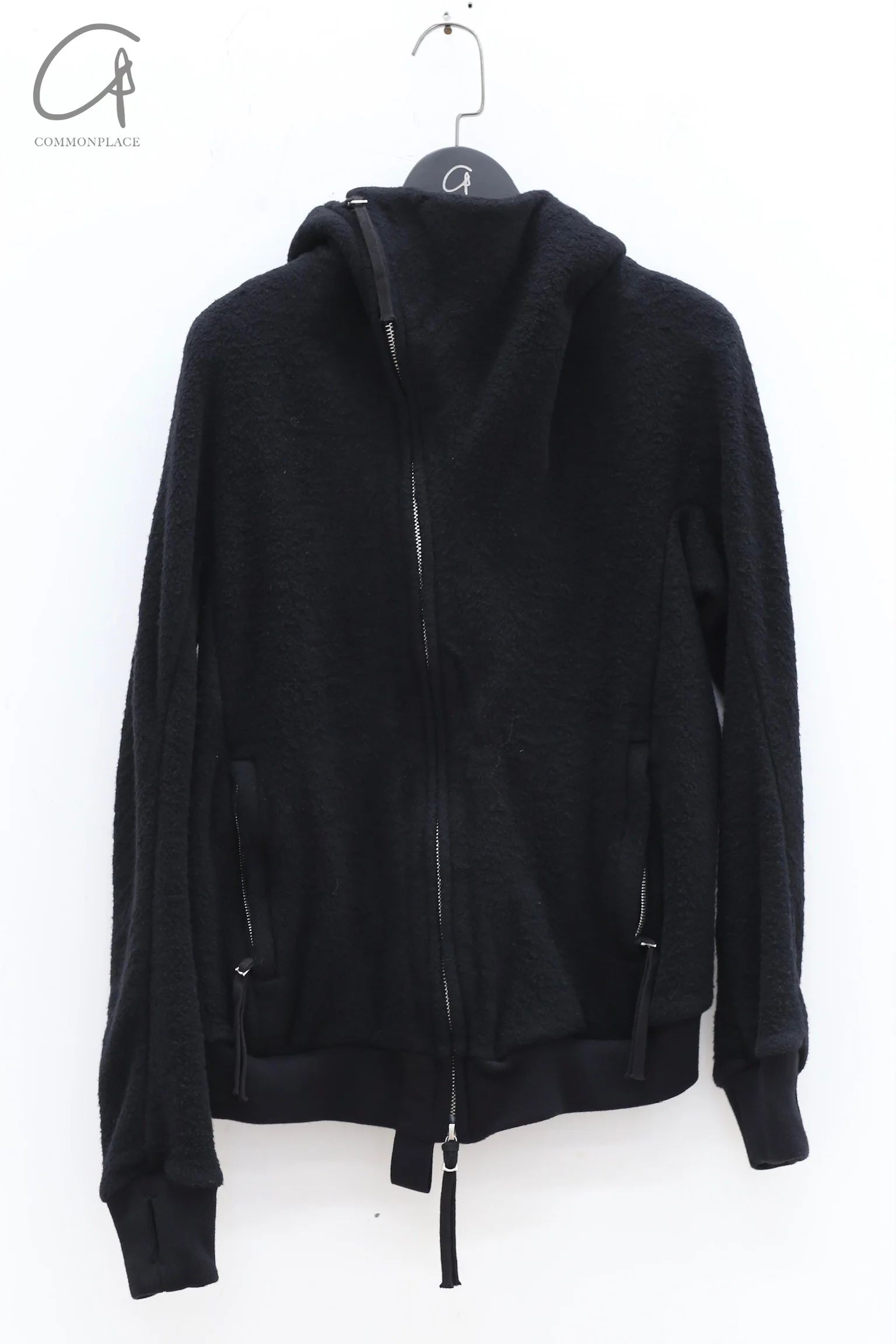 BORIS BIDJAN SABERI Pills Velvet Hooded Jacket WZIPPER2 FWT00001 - Image 6