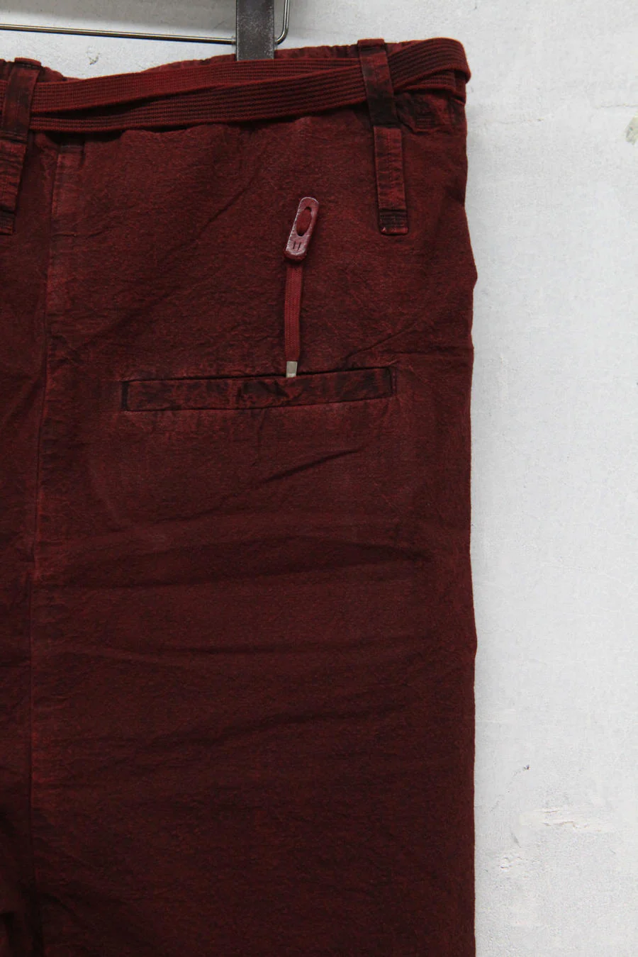 BORIS BIDJAN SABERI Plant-dyed drawstring shorts P21 F1506F-W - Image 9