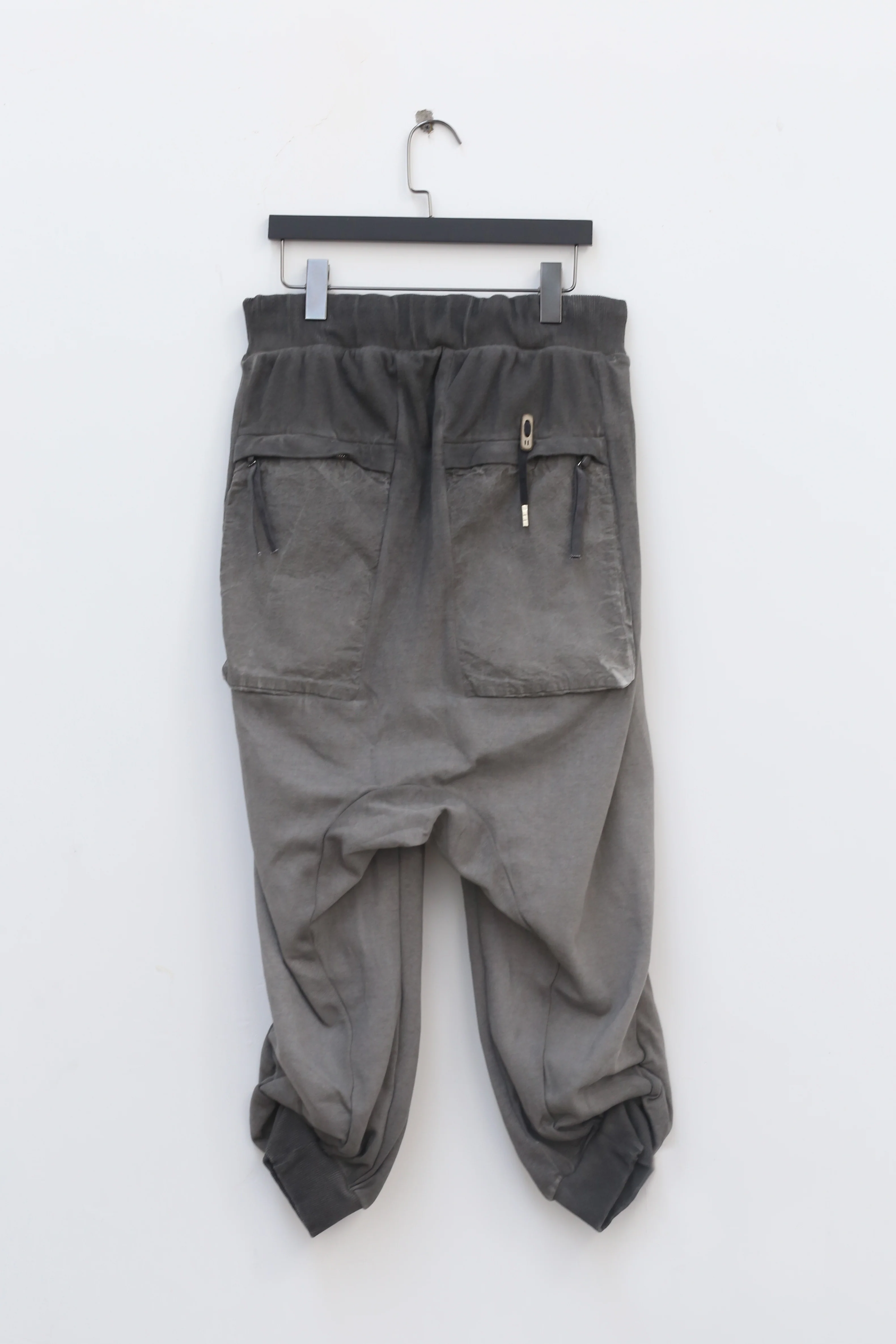BORIS BIDJAN SABERI Plant-dyed Pants Dark Gray P18.1 F0409C - Image 8