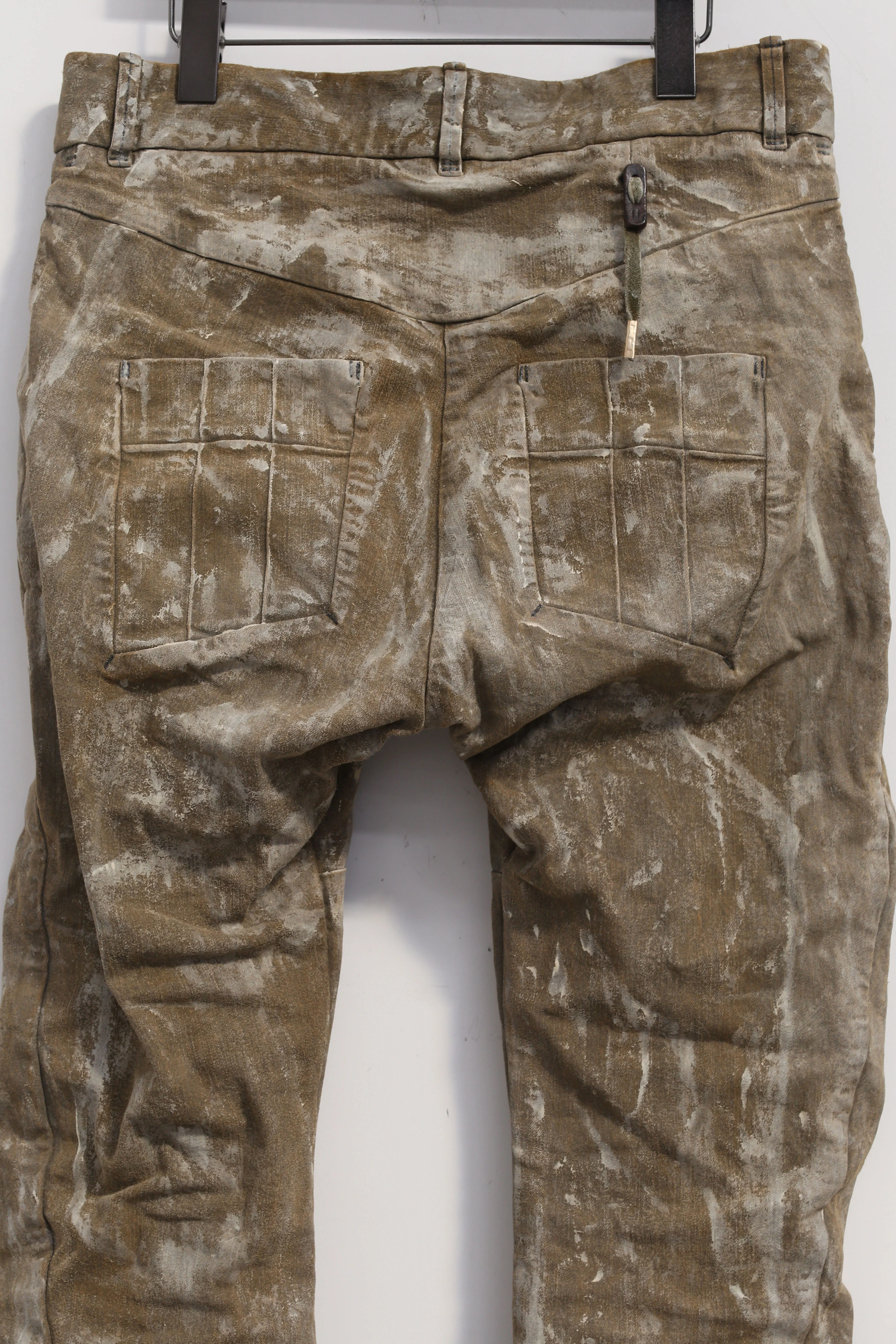 BORIS BIDJAN SABERI 胶染弯刀裤 P13 THGHT FIT FKU10001  3 - Image 6