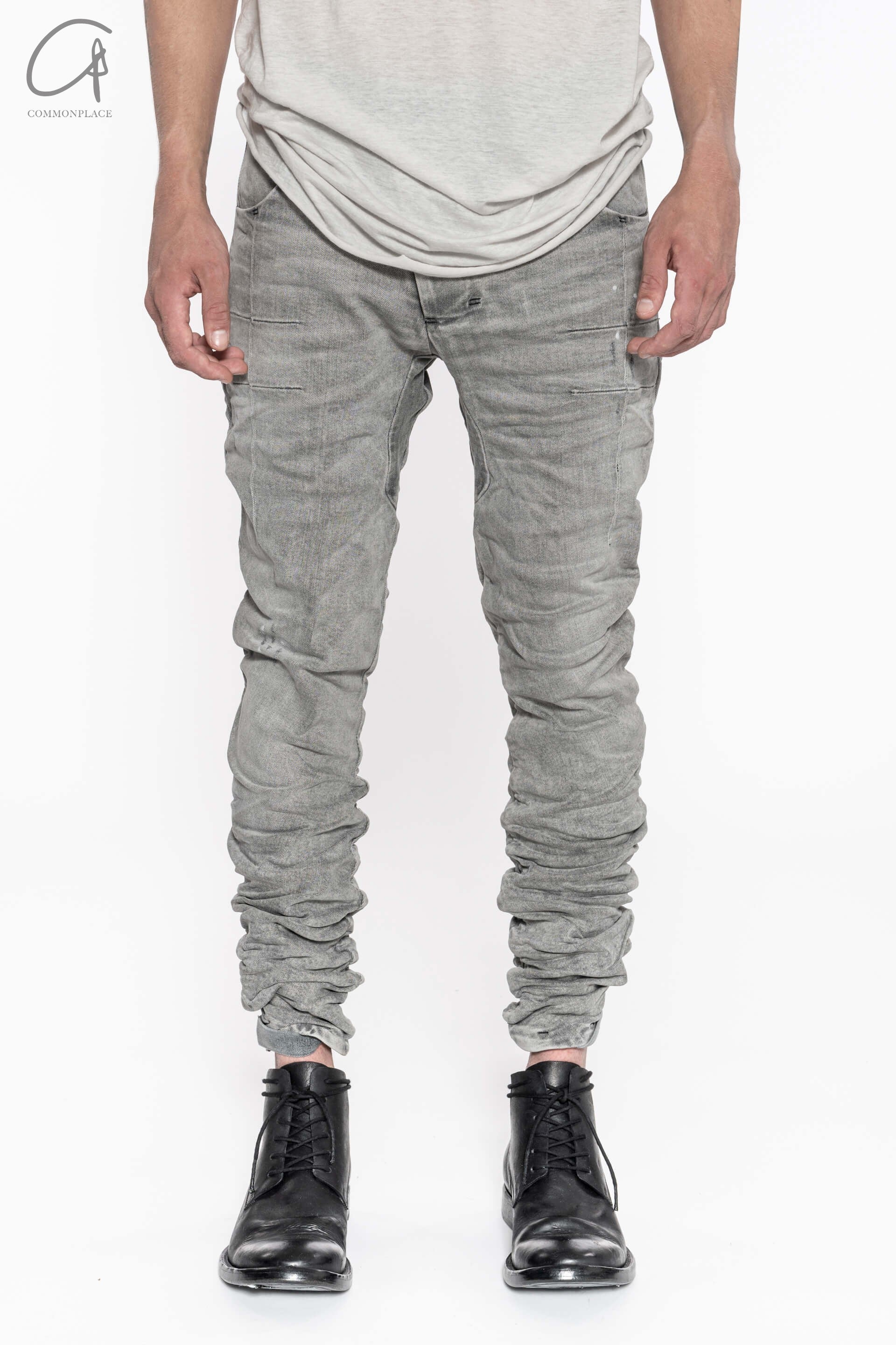 BORIS BIDJAN SABERI pleated trousers P13 TF F1603K punk gray 7 - Image 4