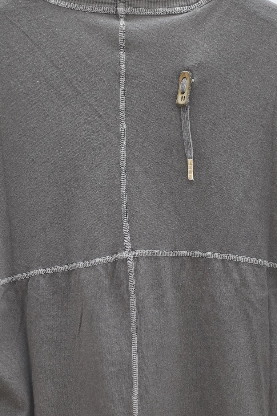 BORIS BIDJAN SABERI Short Sleeve T-Shirt TS ONE PIECE RF F035 Charcoal Gray 3 PBBS21 - Image 15