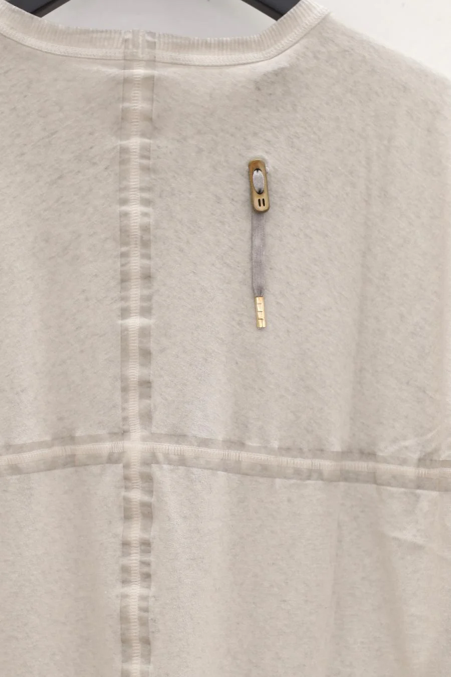 BORIS BIDJAN SABERI Short Sleeve T-Shirt TS ONE PIECE ST RF F035 Faded Light Gray 9 PBBS21 - Image 13