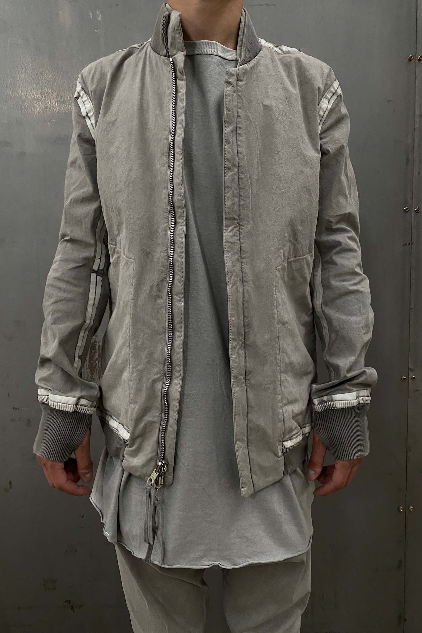 BORIS BIDJAN SABERI Short Sleeve T-Shirt TS ONE PIECE ST RF F035 Light Grey - Image 8