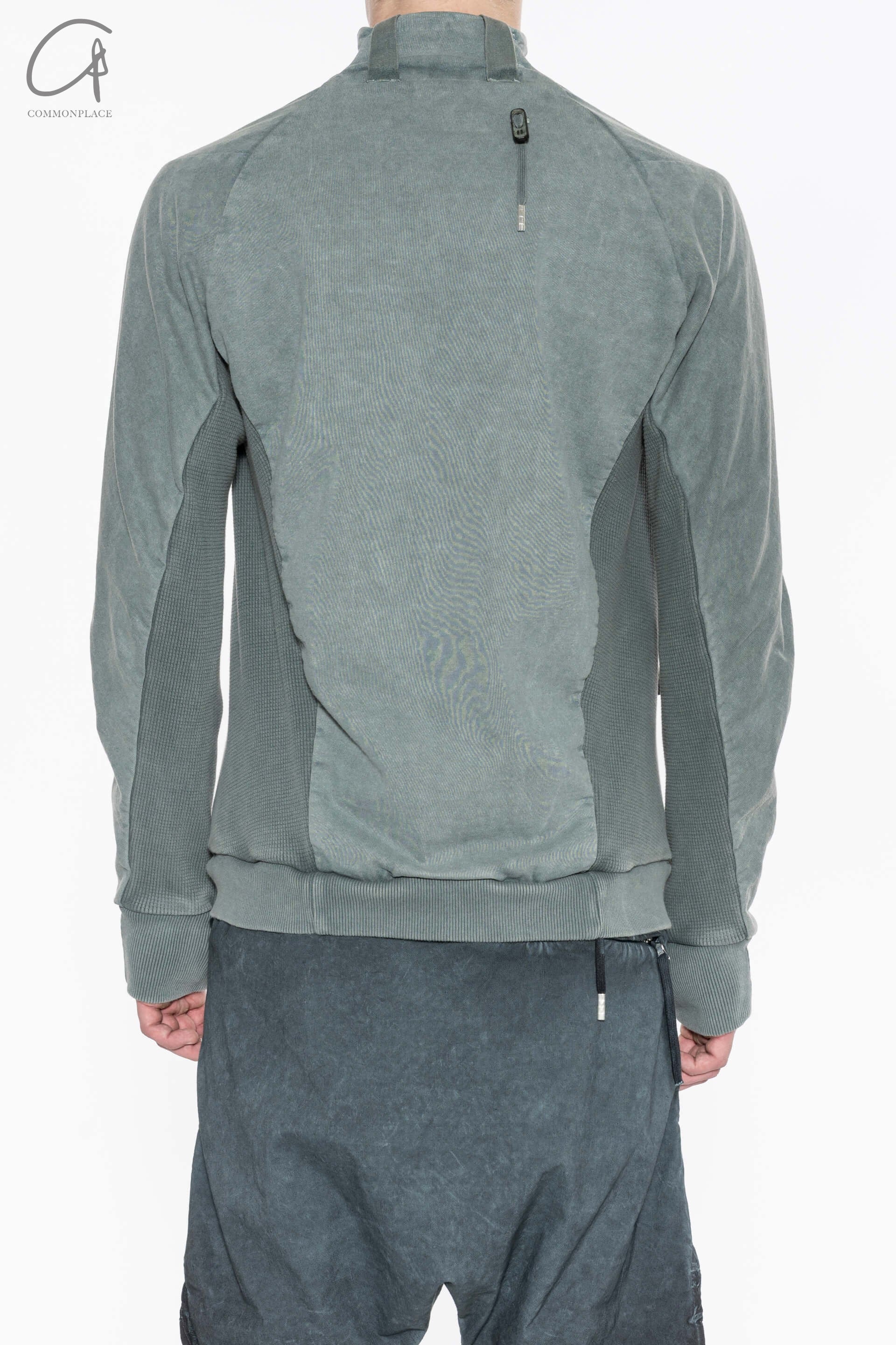 Boris Bidjan Saberi Stand Collar Jacket ZIPPER1 TO00002+F0406C-HZ Seaweed - Image 3