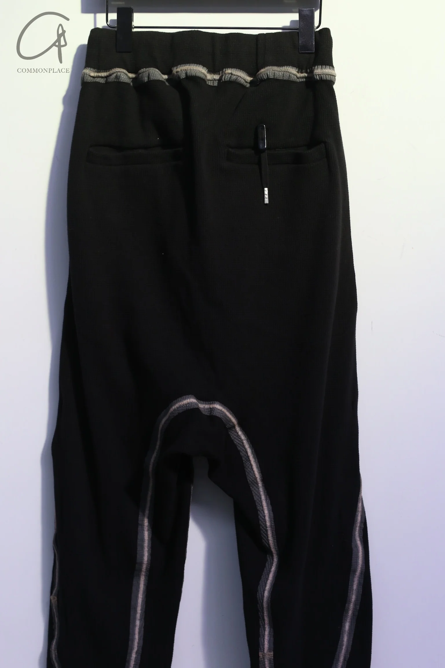 Boris Bidjan Saberi stitched object dyed casual pants AW21 P9.1 ST F0406C - Image 4