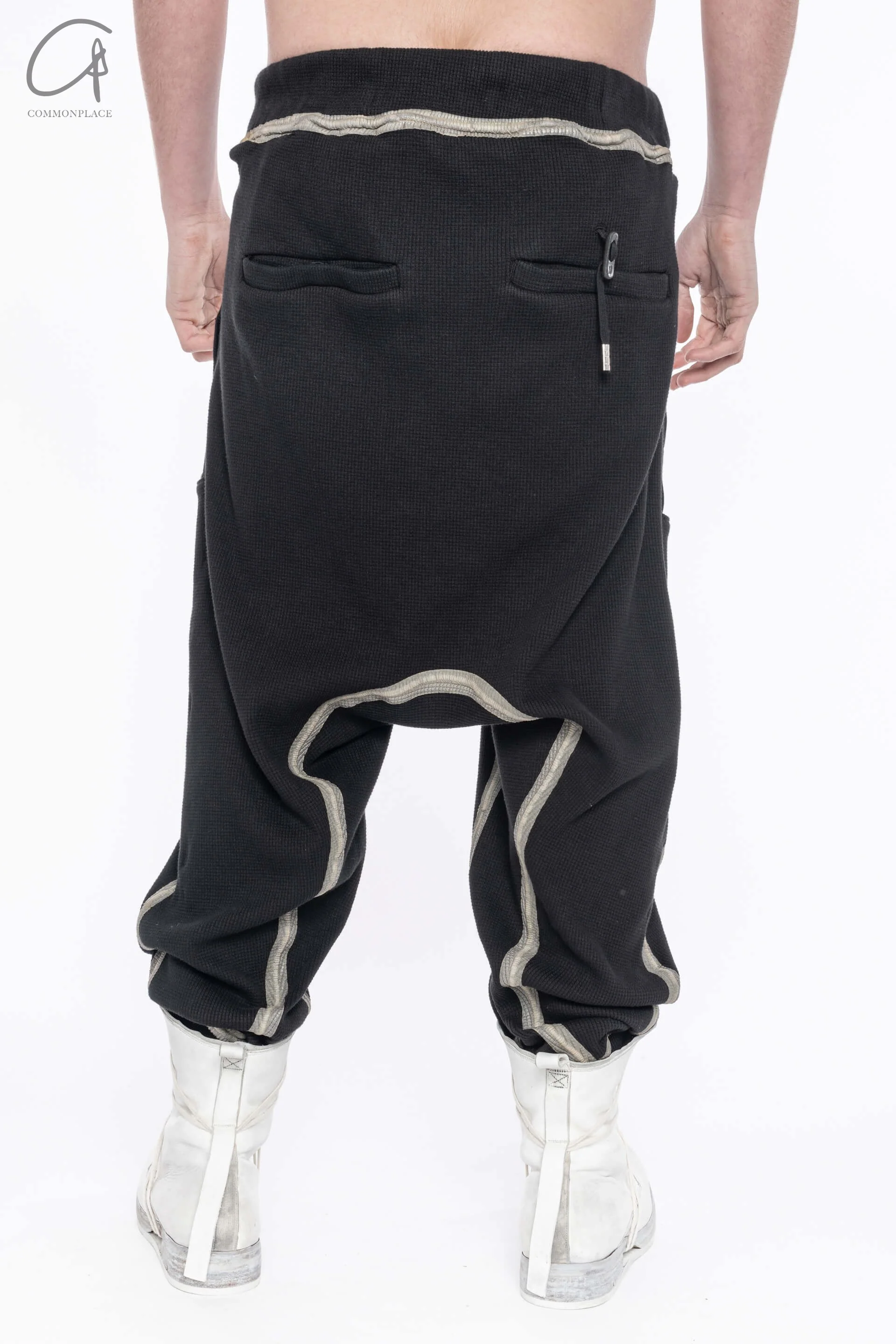 Boris Bidjan Saberi stitched object dyed casual pants AW21 P9.1 ST F0406C - Image 9