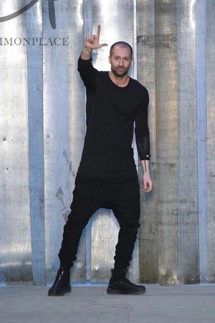 Boris Bidjan Saberi LS1 Collection Long Sleeve T-Shirt Handmade in Spain LS1 TIGHT FIT FTT00001-HEI black 8 - Image 7