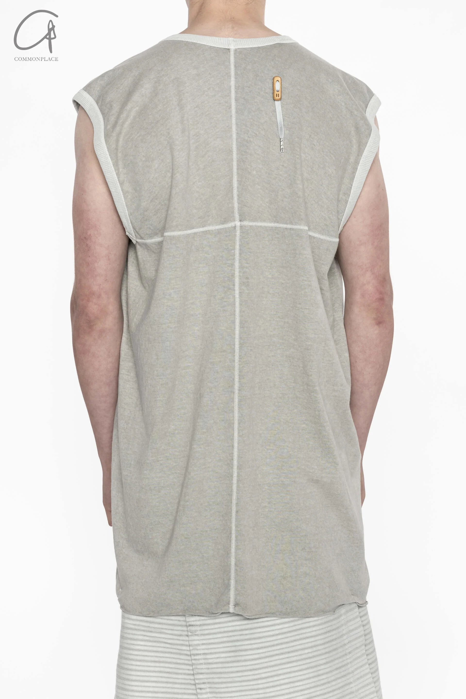 Boris Bidjan Saberi TANK vest collection Handmade in Spain TANK ONE PIECE. RF F035-2QH Light grey 3 - Image 3