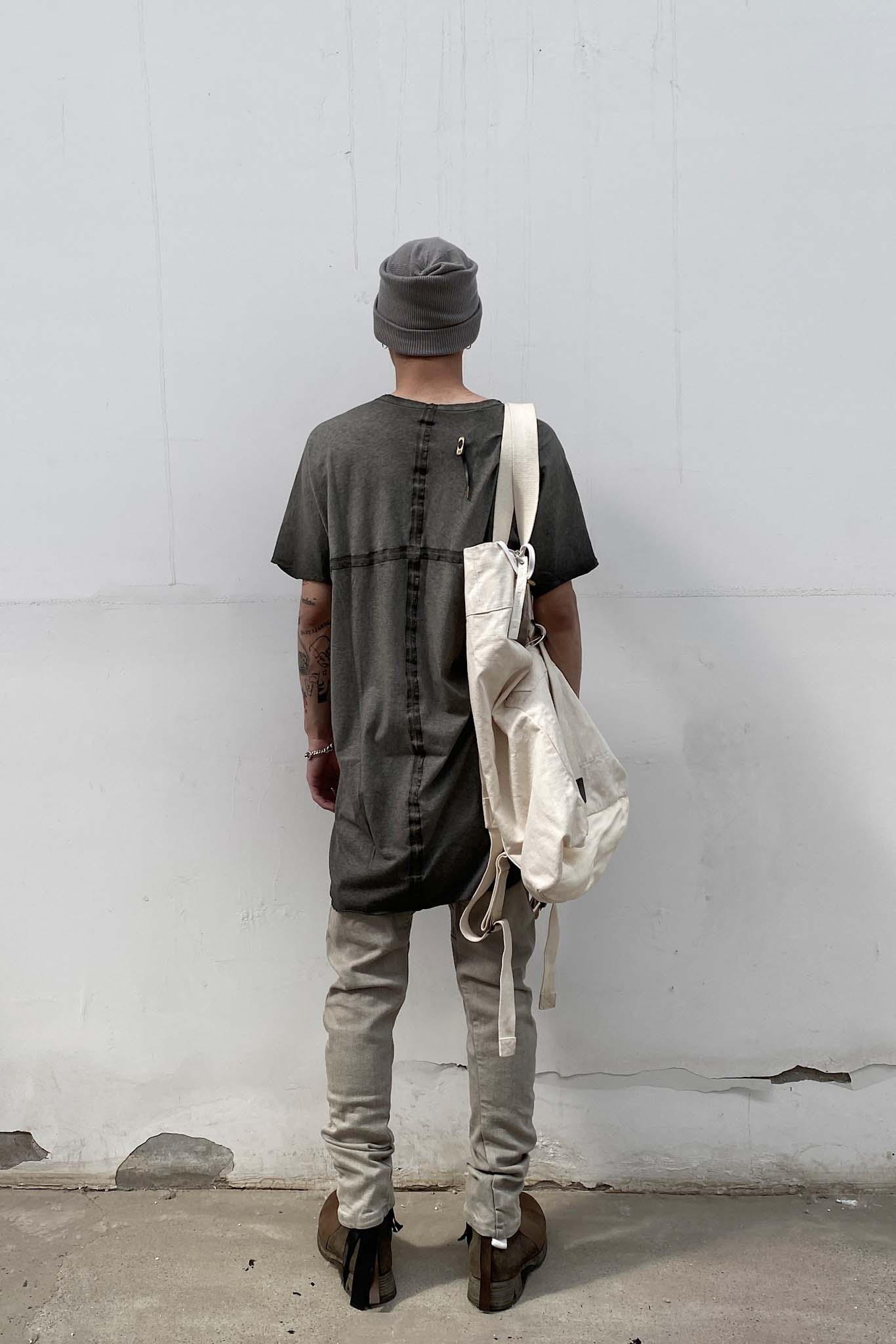BORIS BIDJAN SABERI PANTS P4 F1603K LIGHT GRAY - Image 13