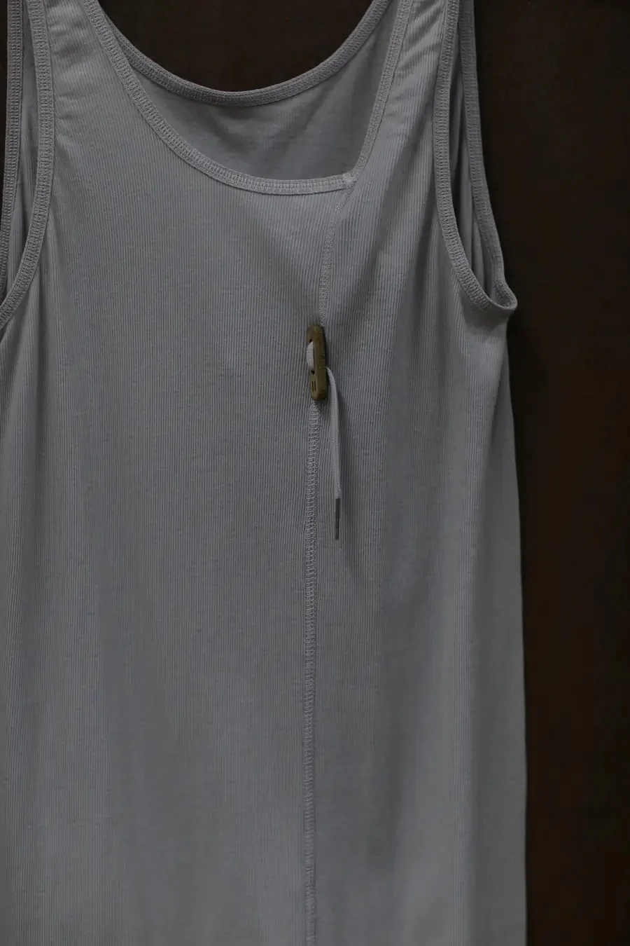 Boris Bidjan Saberi WTANK series vest strap WTANK0 FTT00011-QIANHUI PBBS41 light gray - Image 5