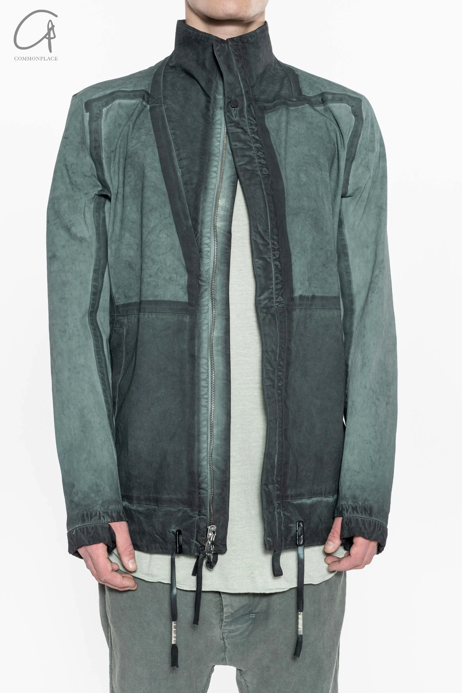 Boris Bidjan Saberi zipper jacket BBS-JACKET4.ST FDA10003-TSZ fading algae - Image 2