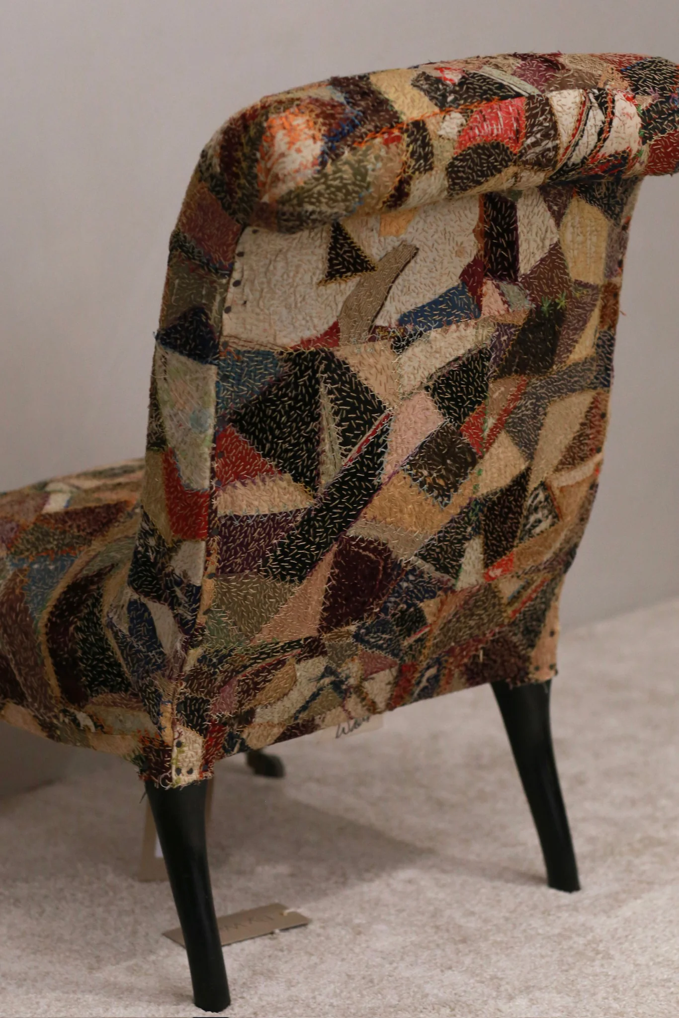 By Walid 19th Century Victorian Nursing Chair UK H85xW55xD50CM BW-BYW-CHAIR/594 - Image 2