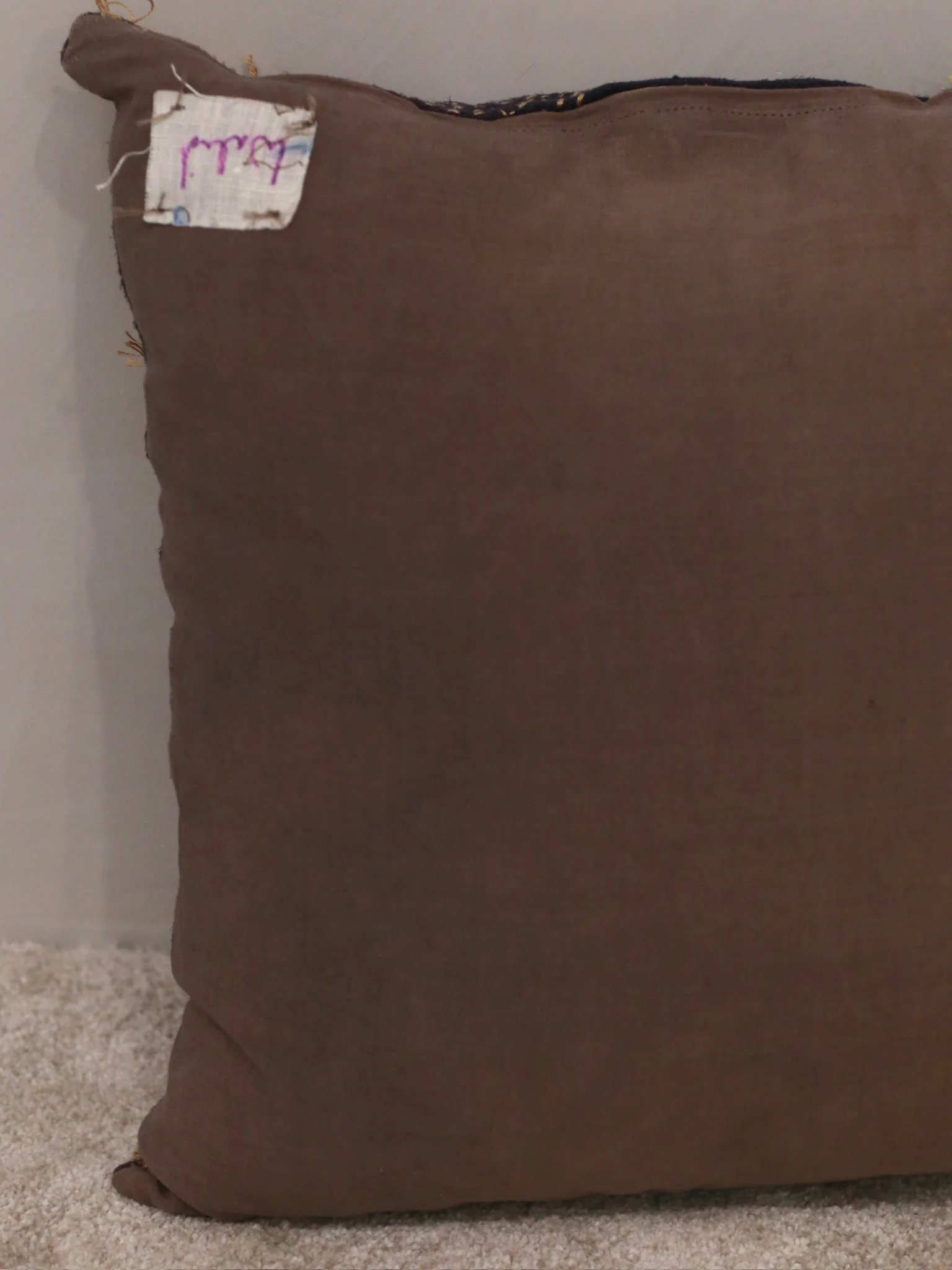 By Walid French Napoleon III wool needlework hand-sewn cushion series BW-BYW-CUSHION/1124 - Image 4