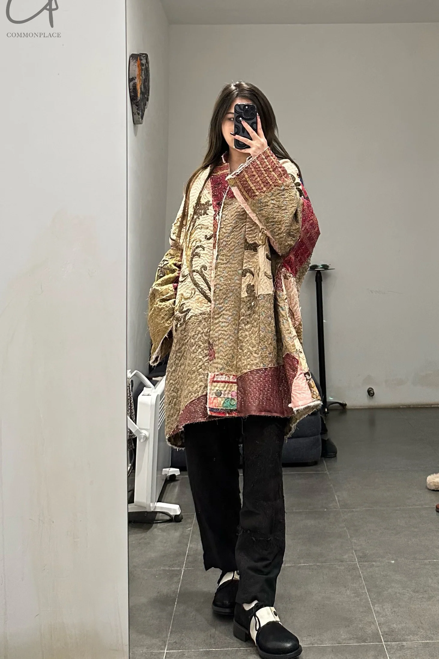 By Walid Juan trousers 1311263m SS22 Black - Image 7