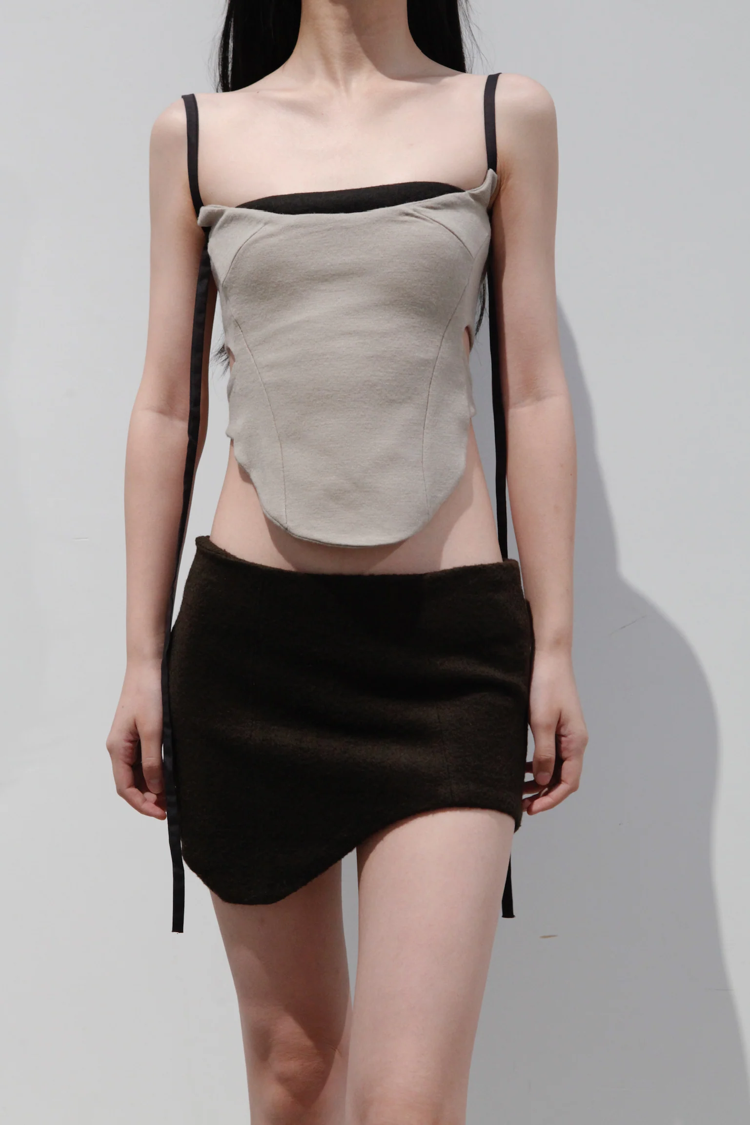 CARO CHIA OBERRO Brown Skirt CCFW2308 PCC4 - Image 2
