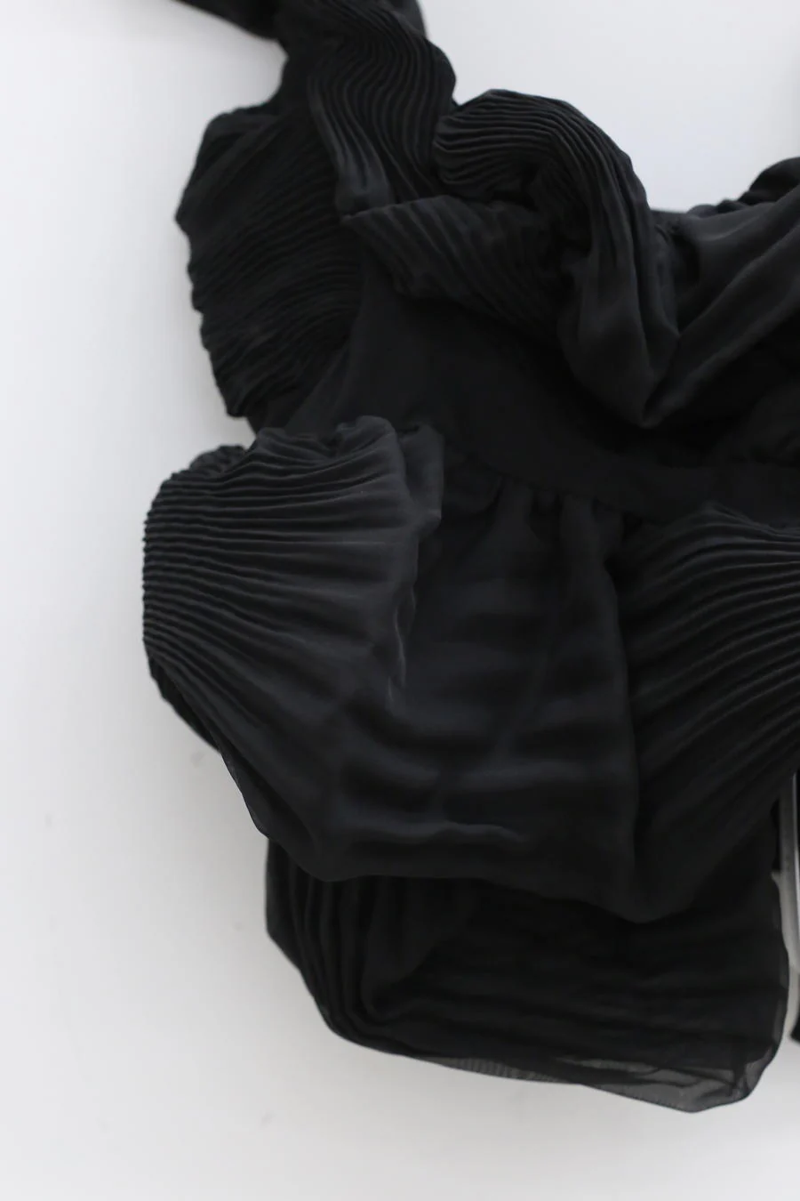 CAROLINE HU Crinkled Shell Top SS22BKT02 - Image 6