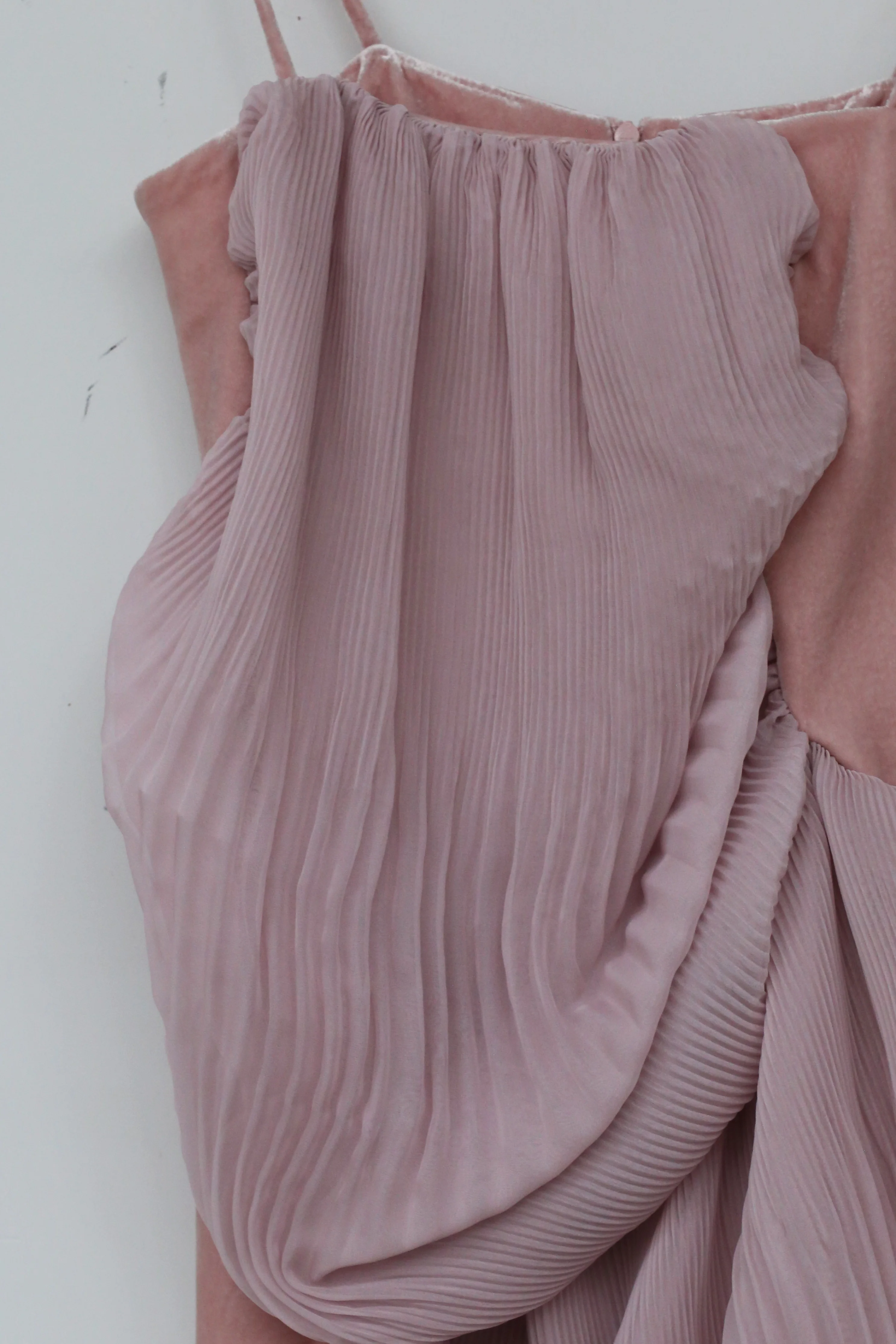 CAROLINE HU Deconstructed Pleated Dress AW21PKD15S - Image 8