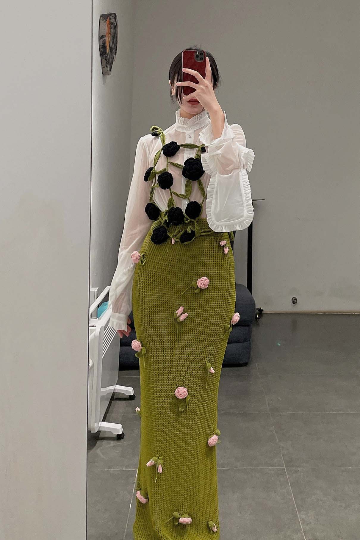 CAROLINE HU knitted skirt AW21GNSK10M - Image 28