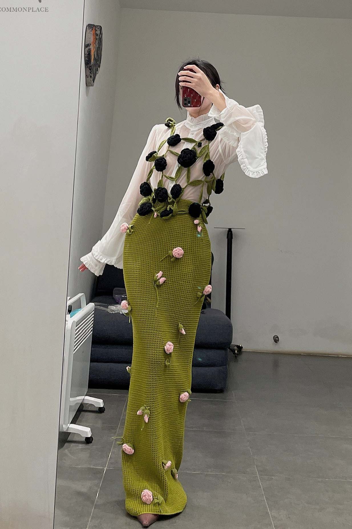 CAROLINE HU knitted skirt AW21GNSK10M - Image 31