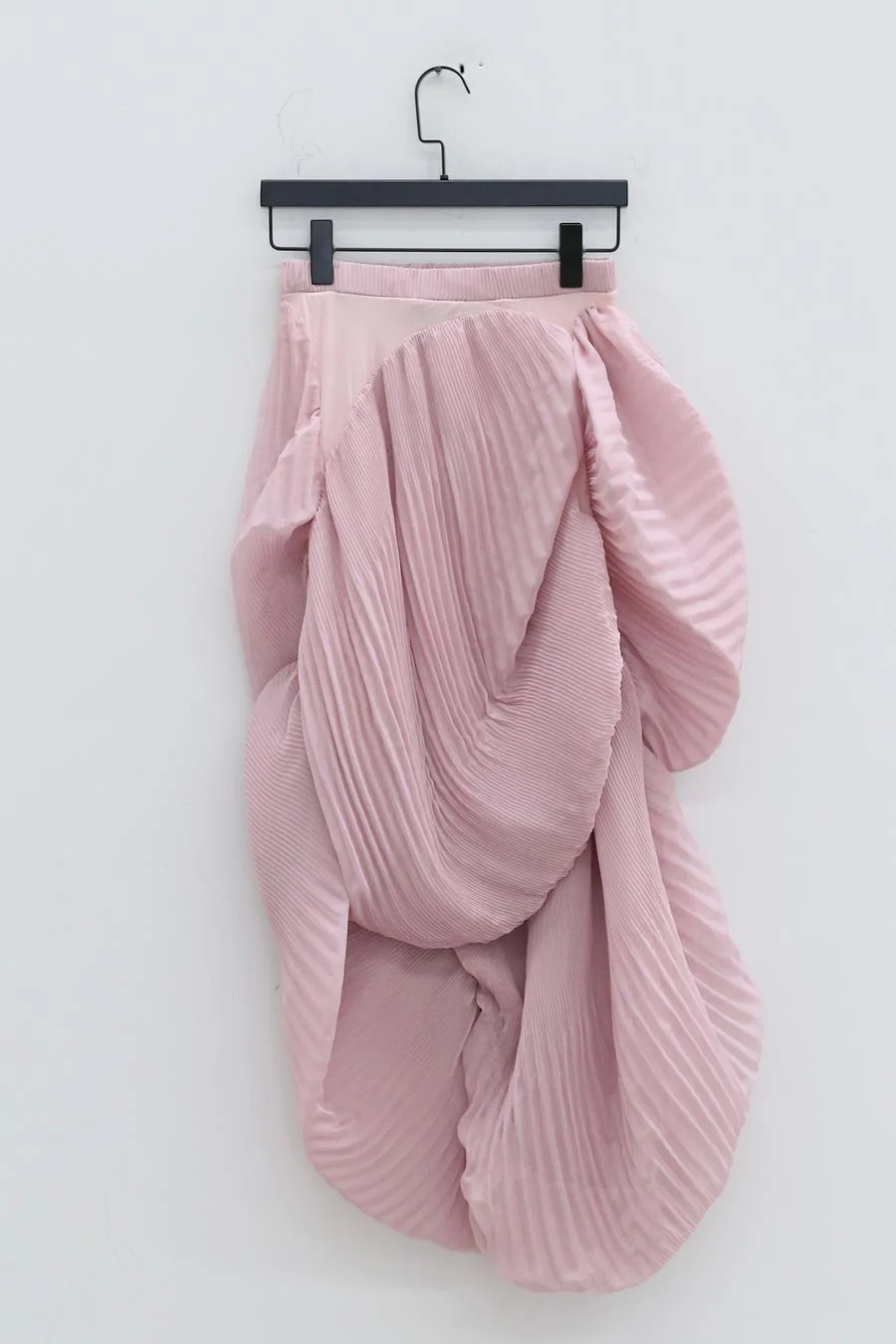CAROLINE HU Pleated Shell Skirt SS22PKSK05 Pink PCH5 - Image 9