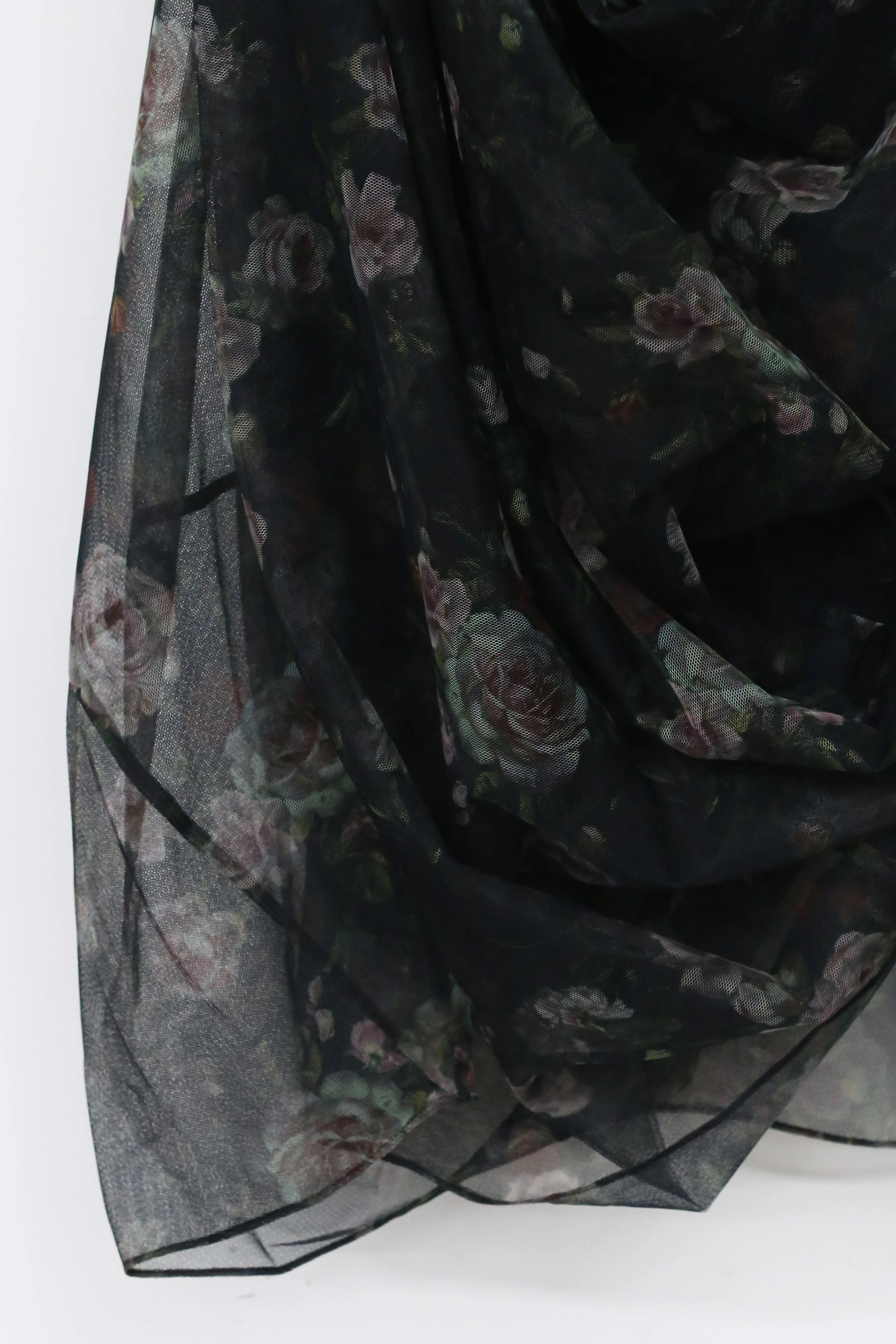 CAROLINE HU printed tulle skirt AW21BKPRTSK08S - Image 4