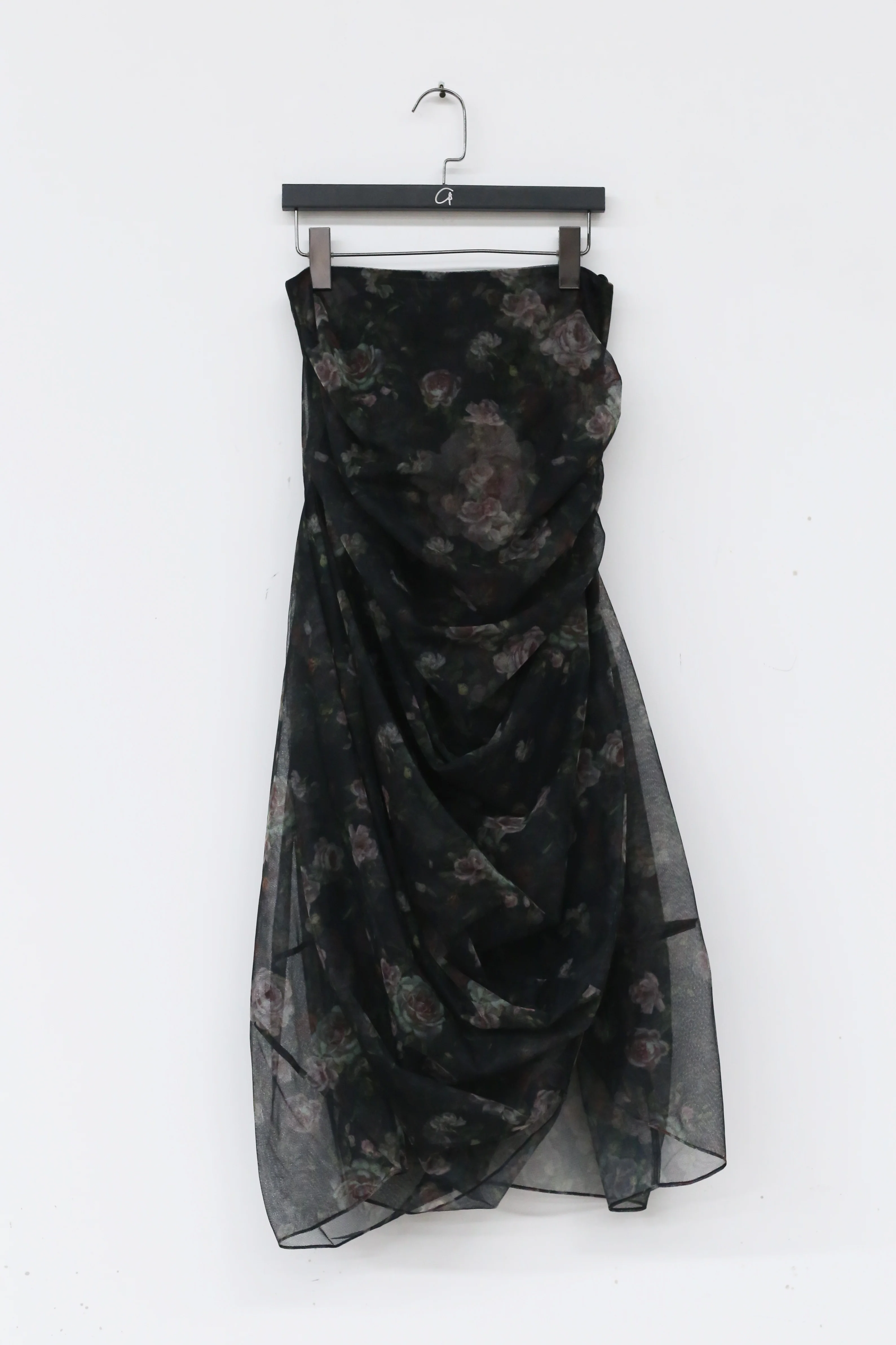 CAROLINE HU printed tulle skirt AW21BKPRTSK08S - Image 7
