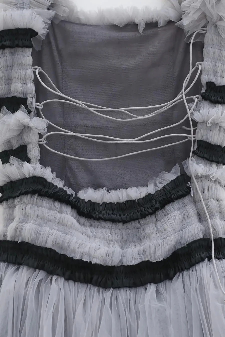 CAROLINE HU Tightly Protruding Waist Dress SS22GYD06 - Image 5