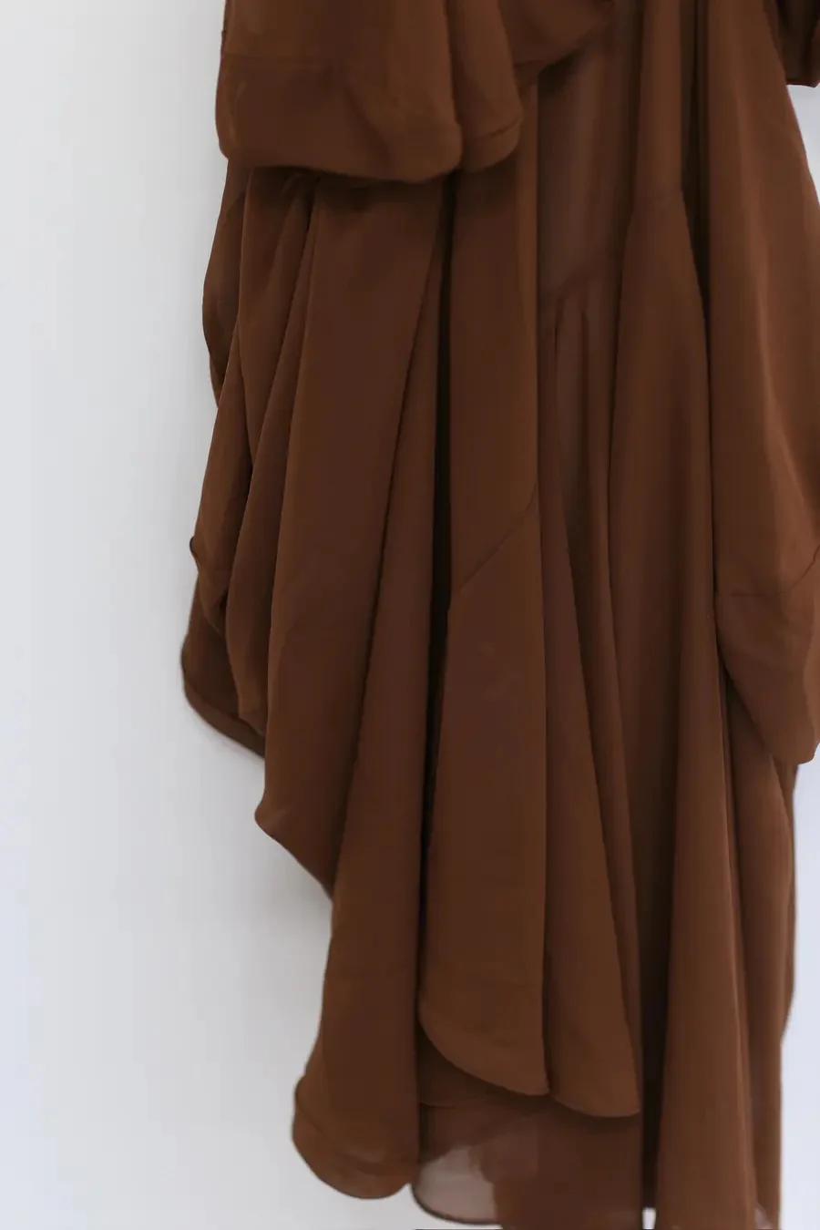 CAROLINE HU two-piece tan round suspender skirt CHSS24D16TAN - Image 3