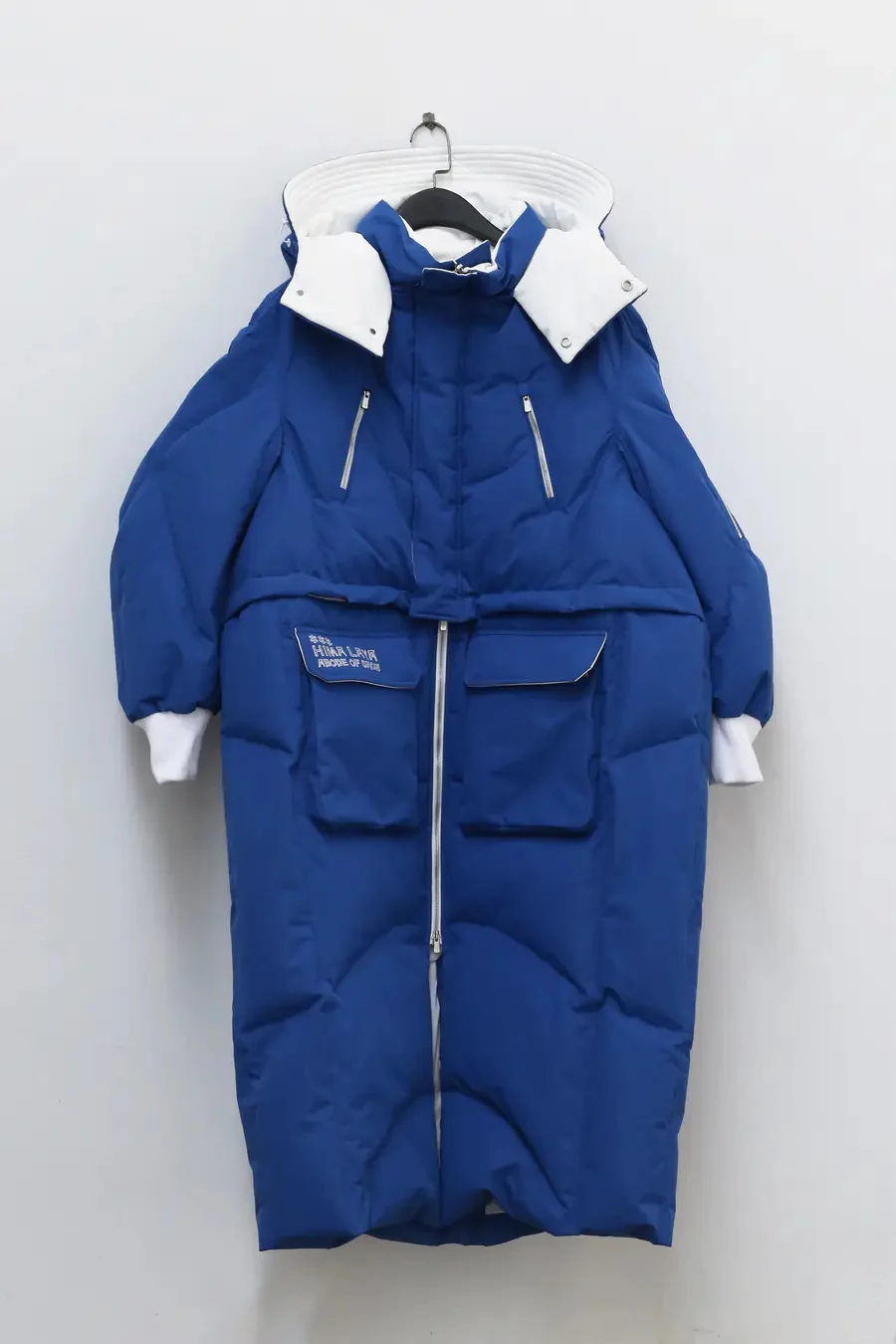 CHENPENG blue mixed white coat jacket CP19AWJ010