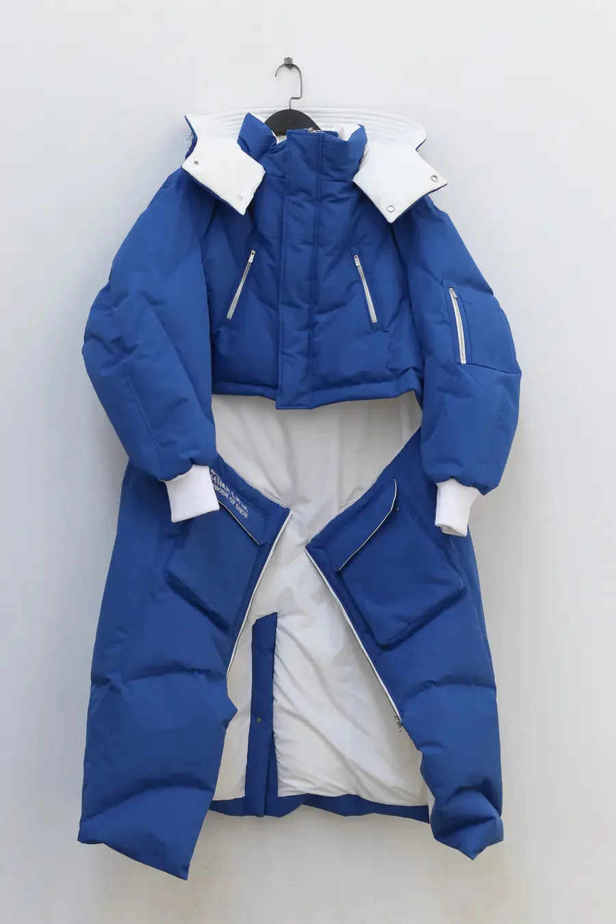 CHENPENG blue mixed white coat jacket CP19AWJ010 - Image 2