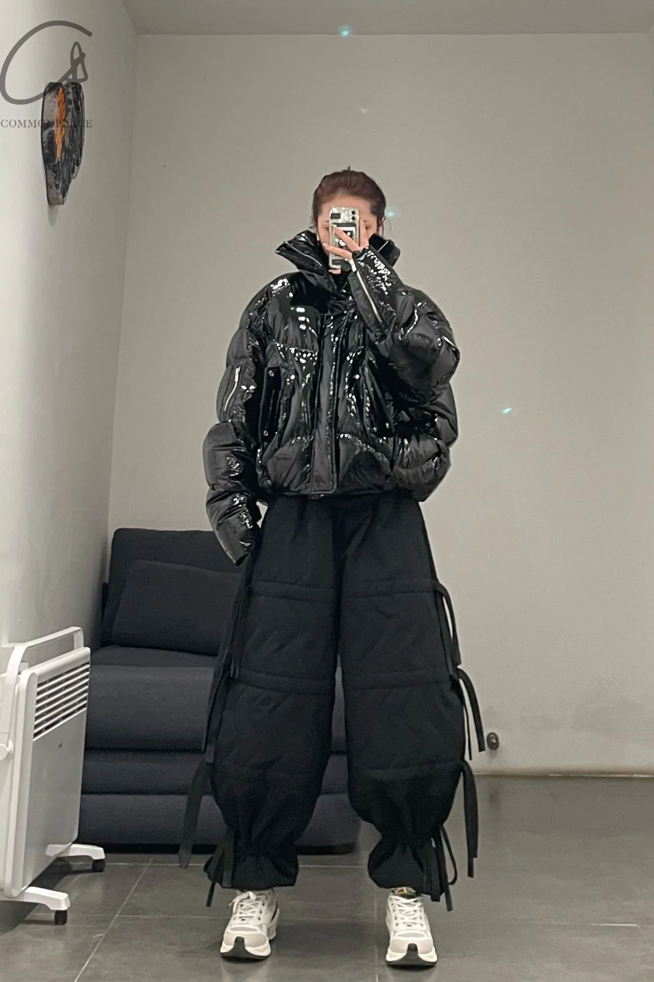 CHENPENG Caterpillar Quilted Pants CP20AWB013 - Image 6