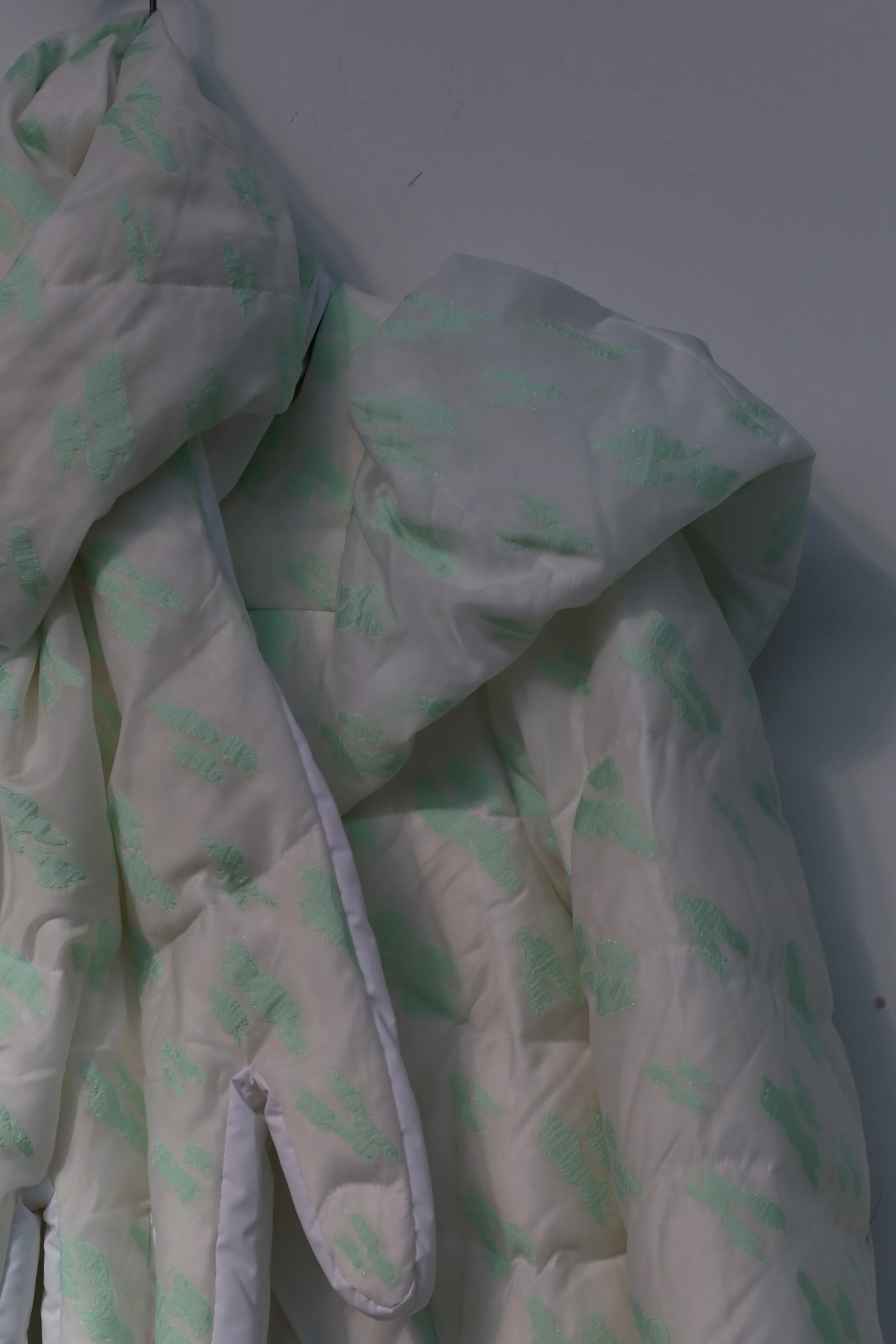 CHENPENG Lover's Embrace Down Jacket Suit CP21AWJ024CPC357 Seaweed Green - Image 3